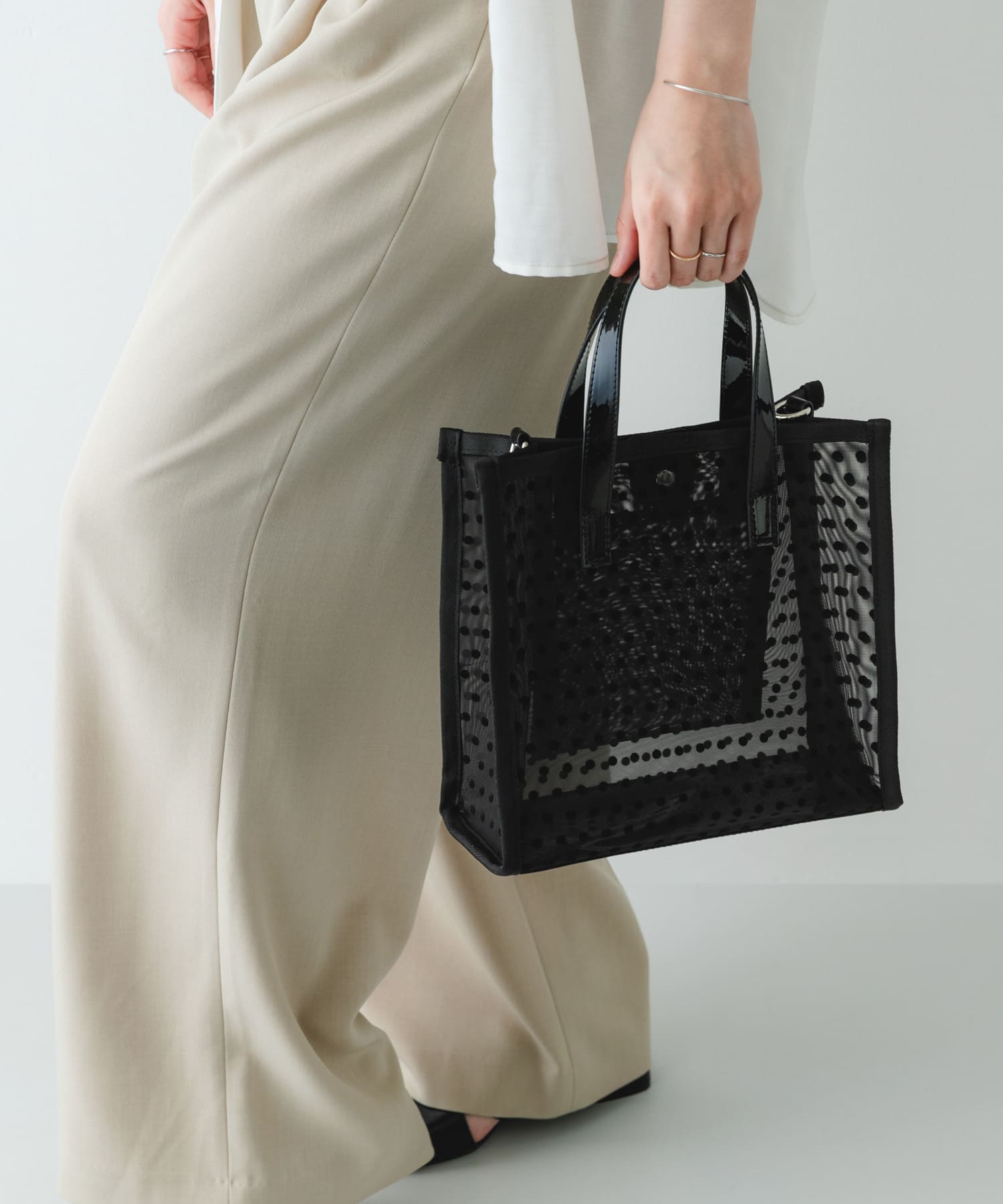 ドットシアーバッグ BLACK -