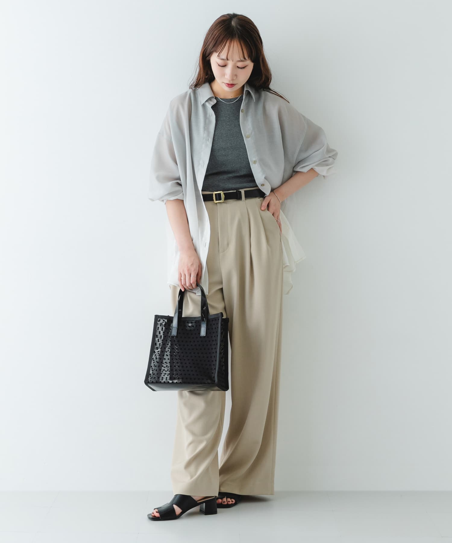 ドットシアーバッグ BLACK -