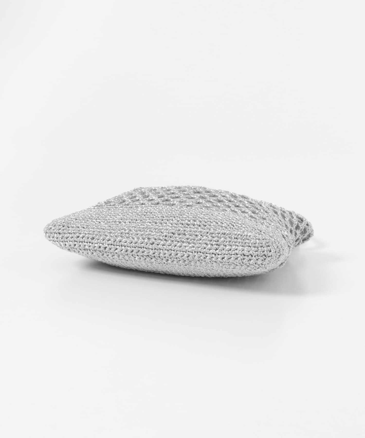 メタリックヤーントートバッグ SILVER One
