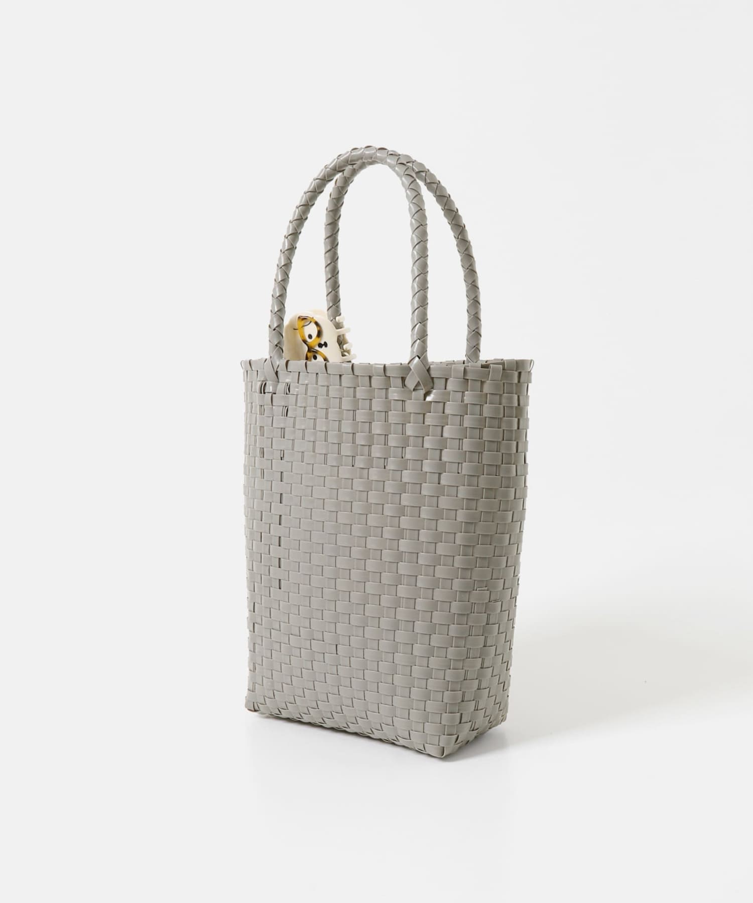 『縦型』クリップチャームタテナガメルカドバッグ GRAY One