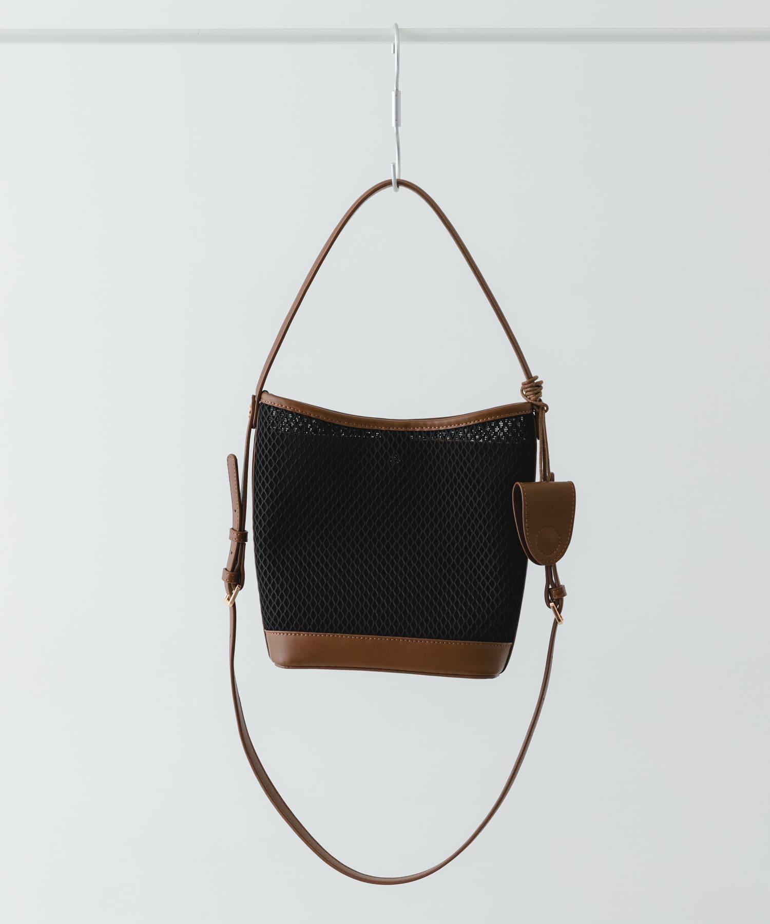 グラスホルダーセットメッシュ2WAYバッグ BLACK One