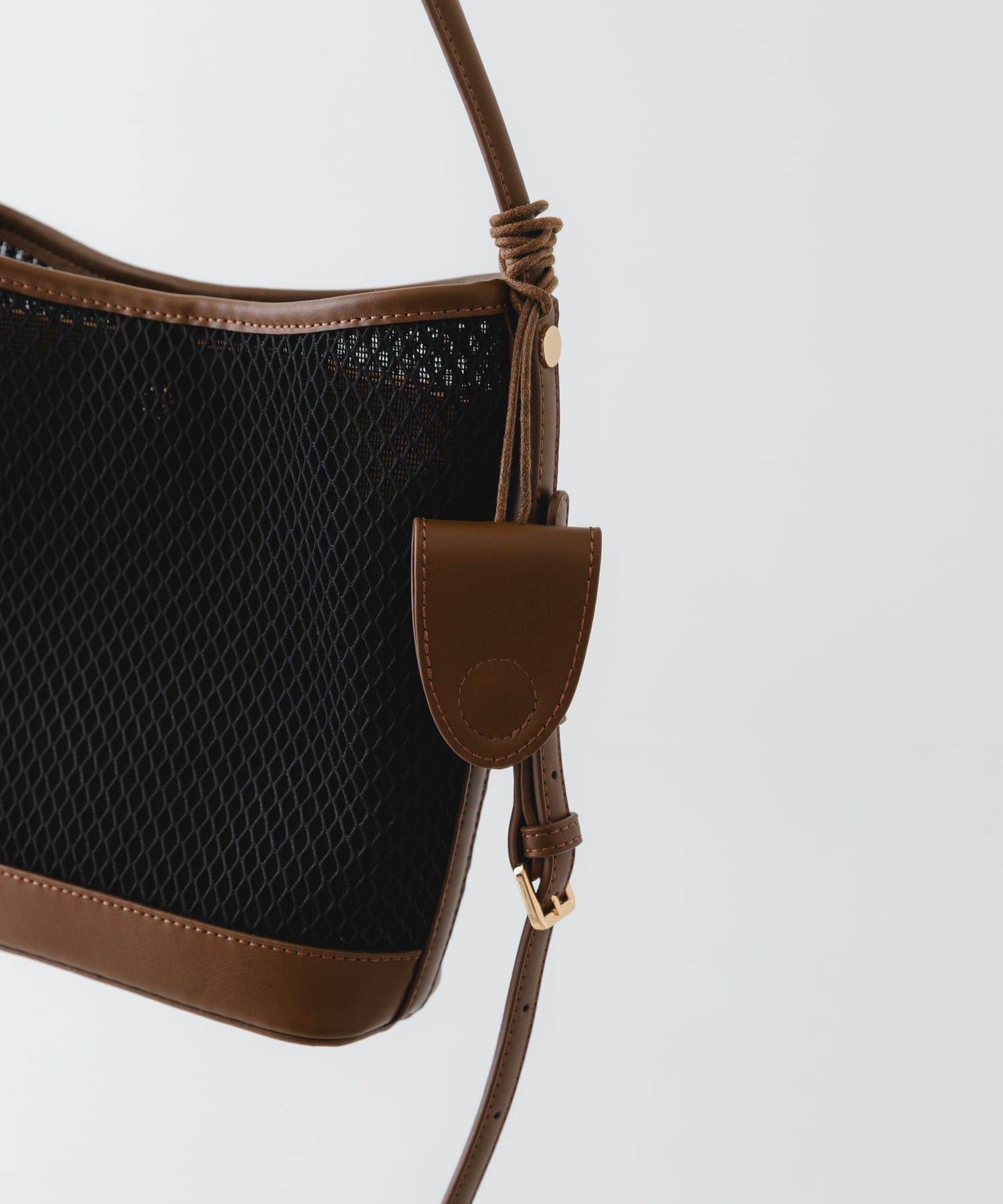 グラスホルダーセットメッシュ2WAYバッグ BLACK One