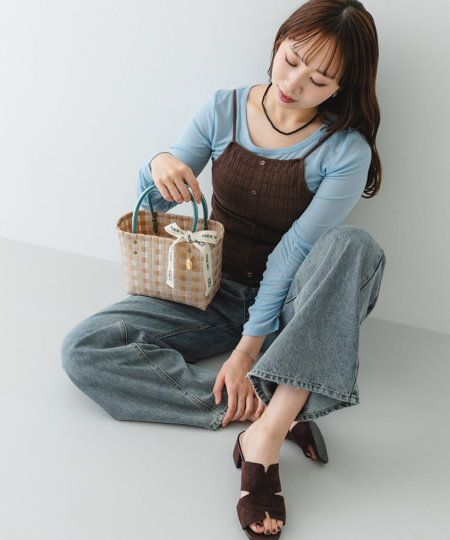ロゴリボンメルカドプチバッグ LBExDBE One