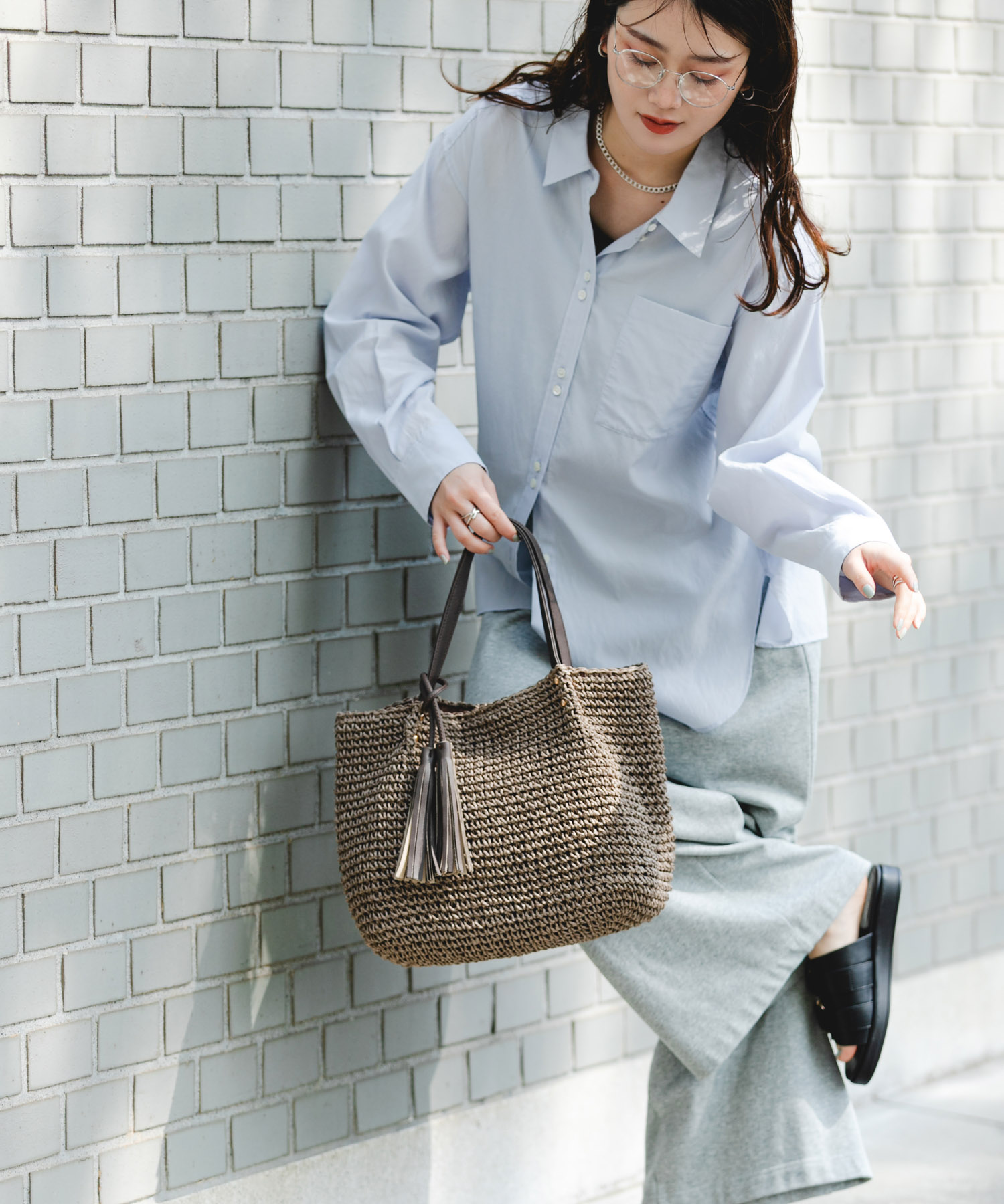 タッセル付ペーパーバッグ GRGxGRG One