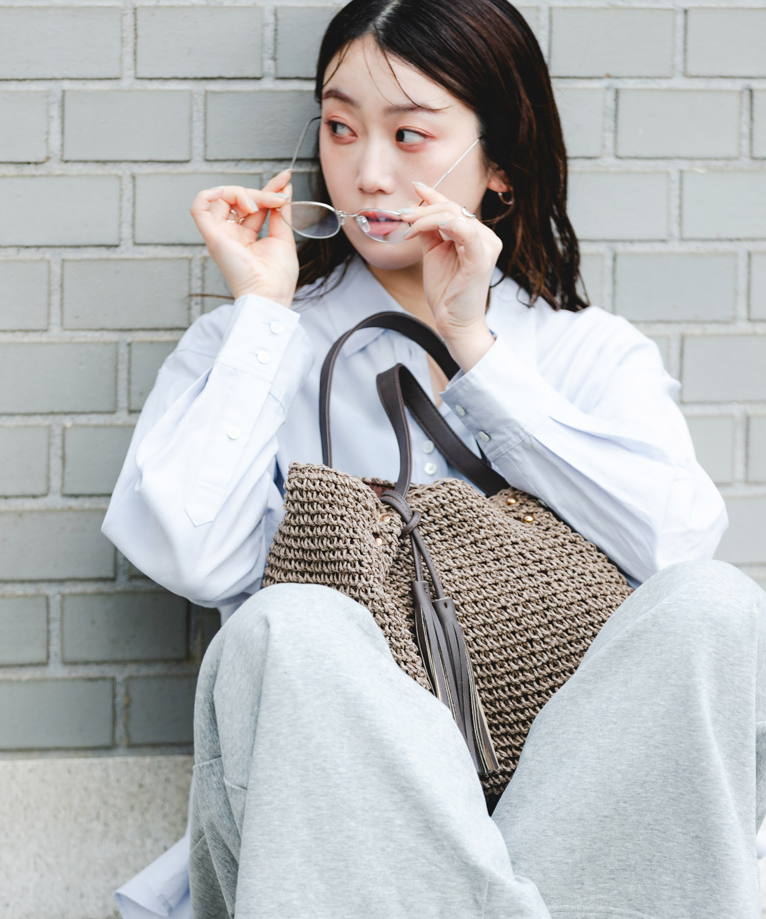 タッセル付ペーパーバッグ GRGxGRG One