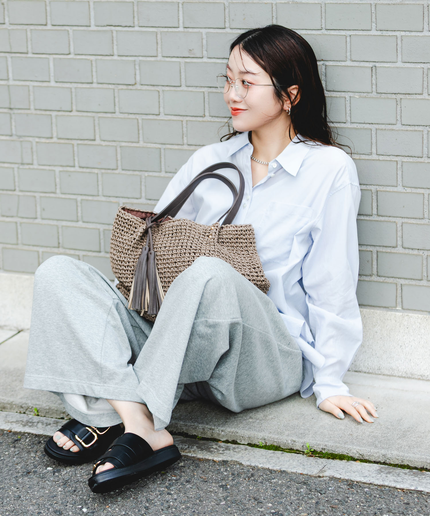 タッセル付ペーパーバッグ GRGxGRG One