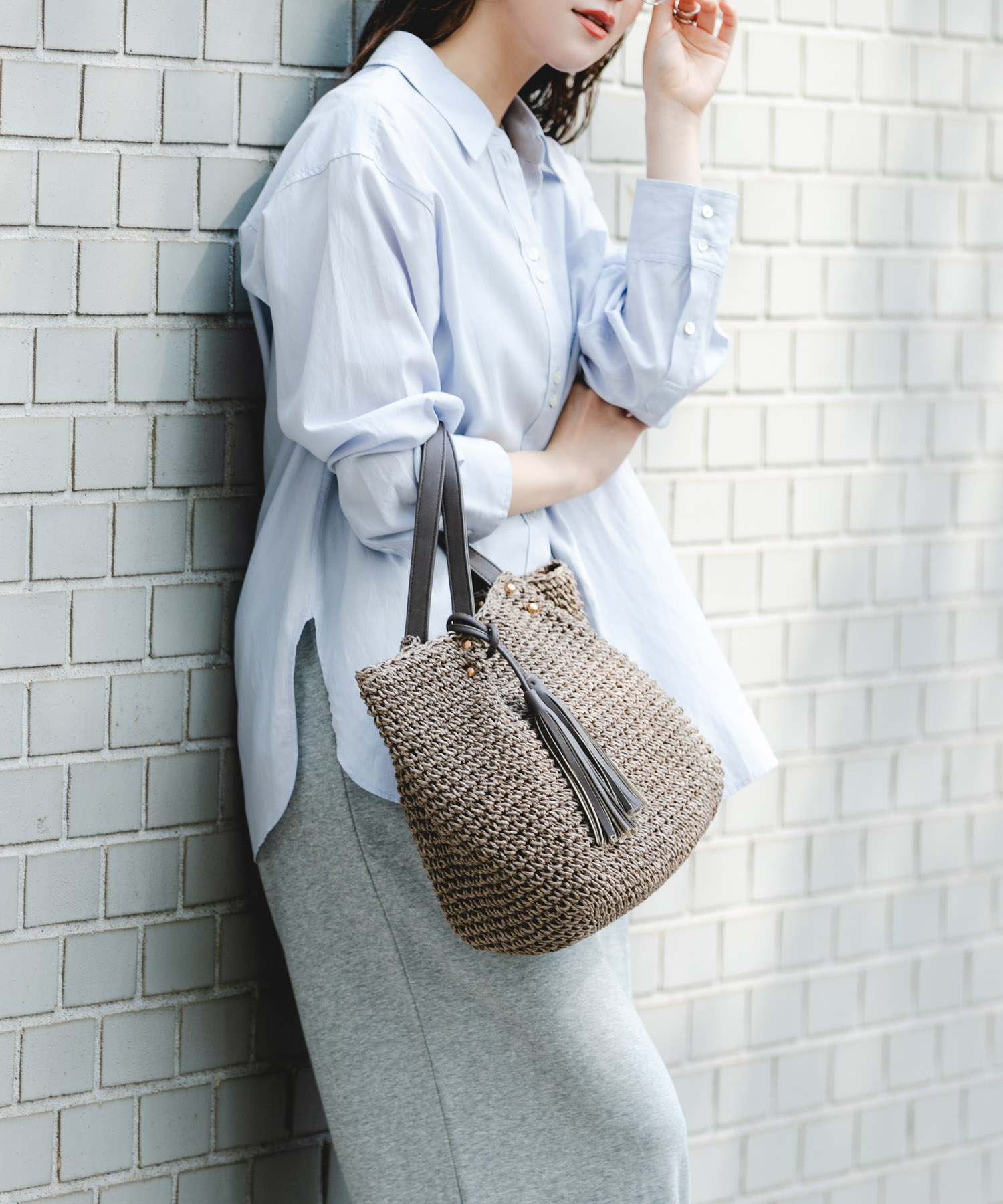 タッセル付ペーパーバッグ GRGxGRG One