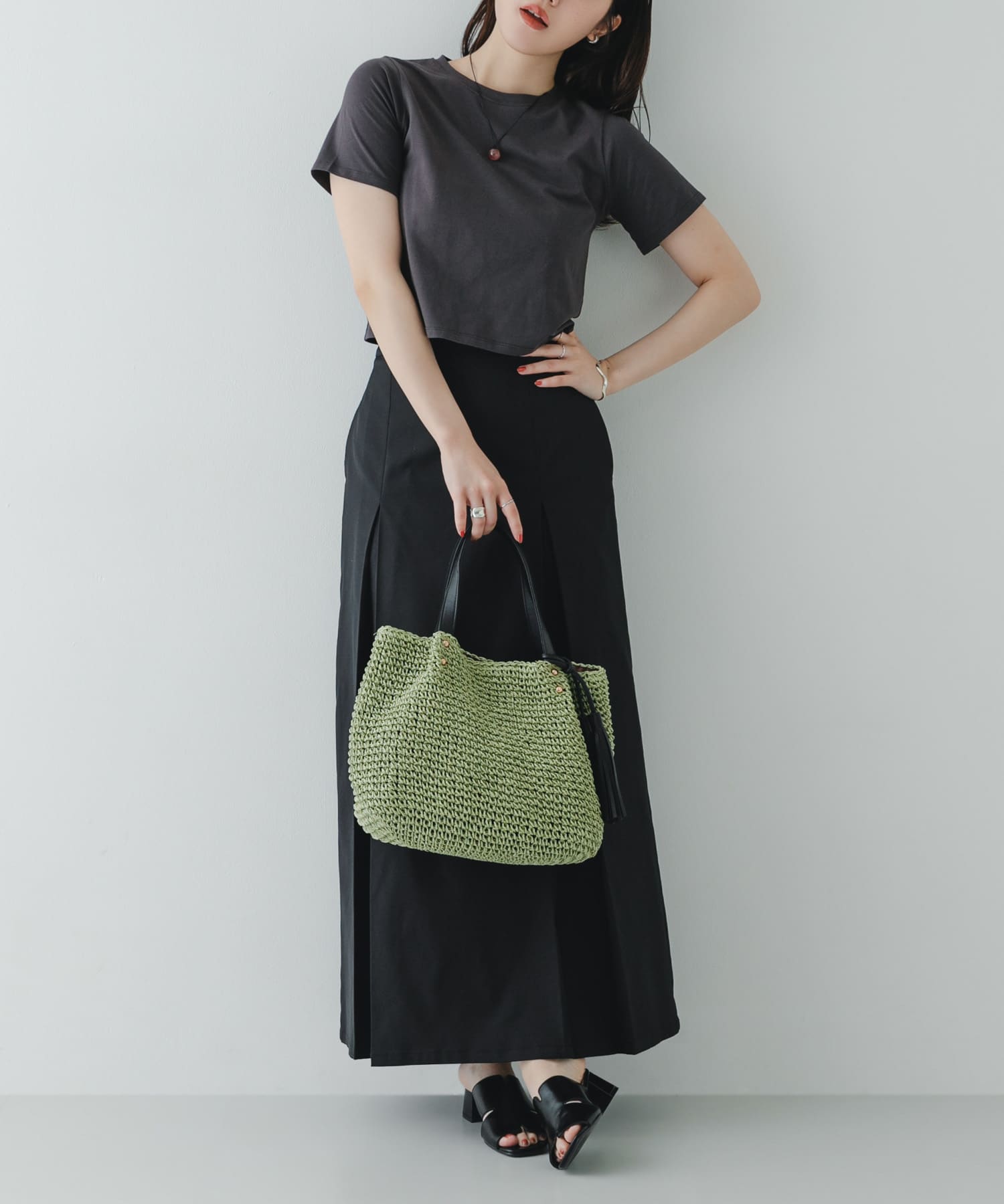 タッセル付ペーパーバッグ PSTCHOxBLK One