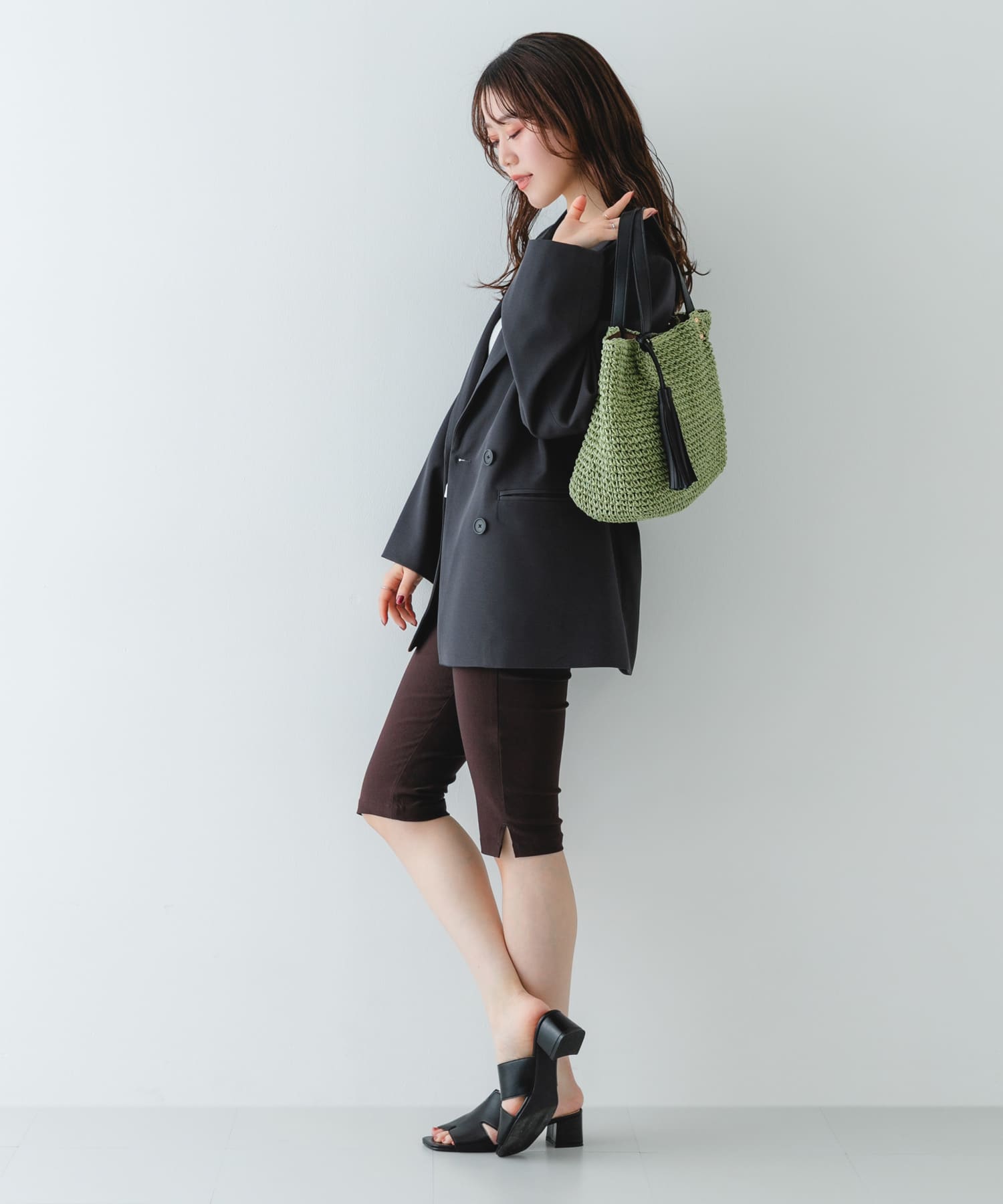 タッセル付ペーパーバッグ PSTCHOxBLK One