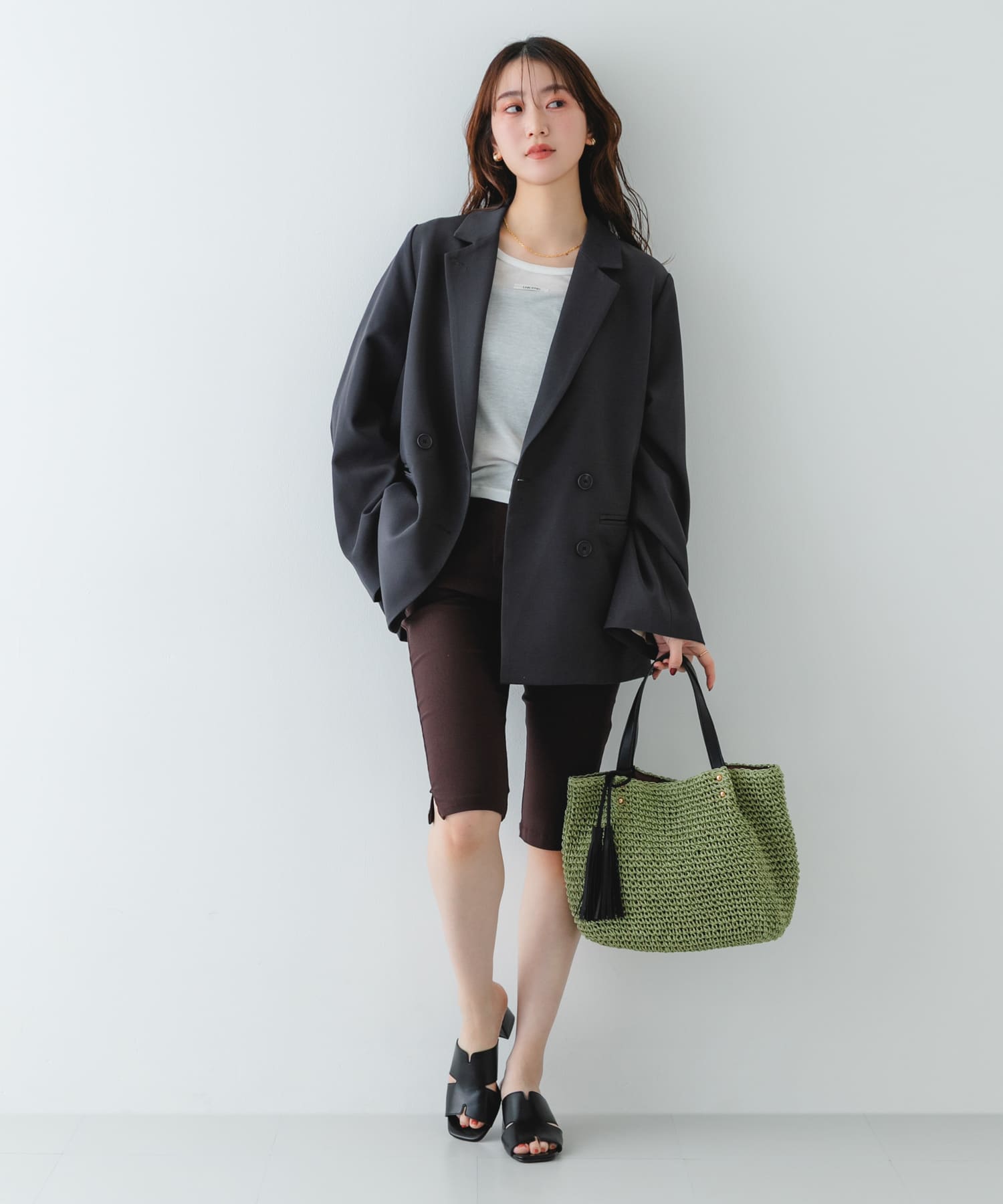 タッセル付ペーパーバッグ PSTCHOxBLK One