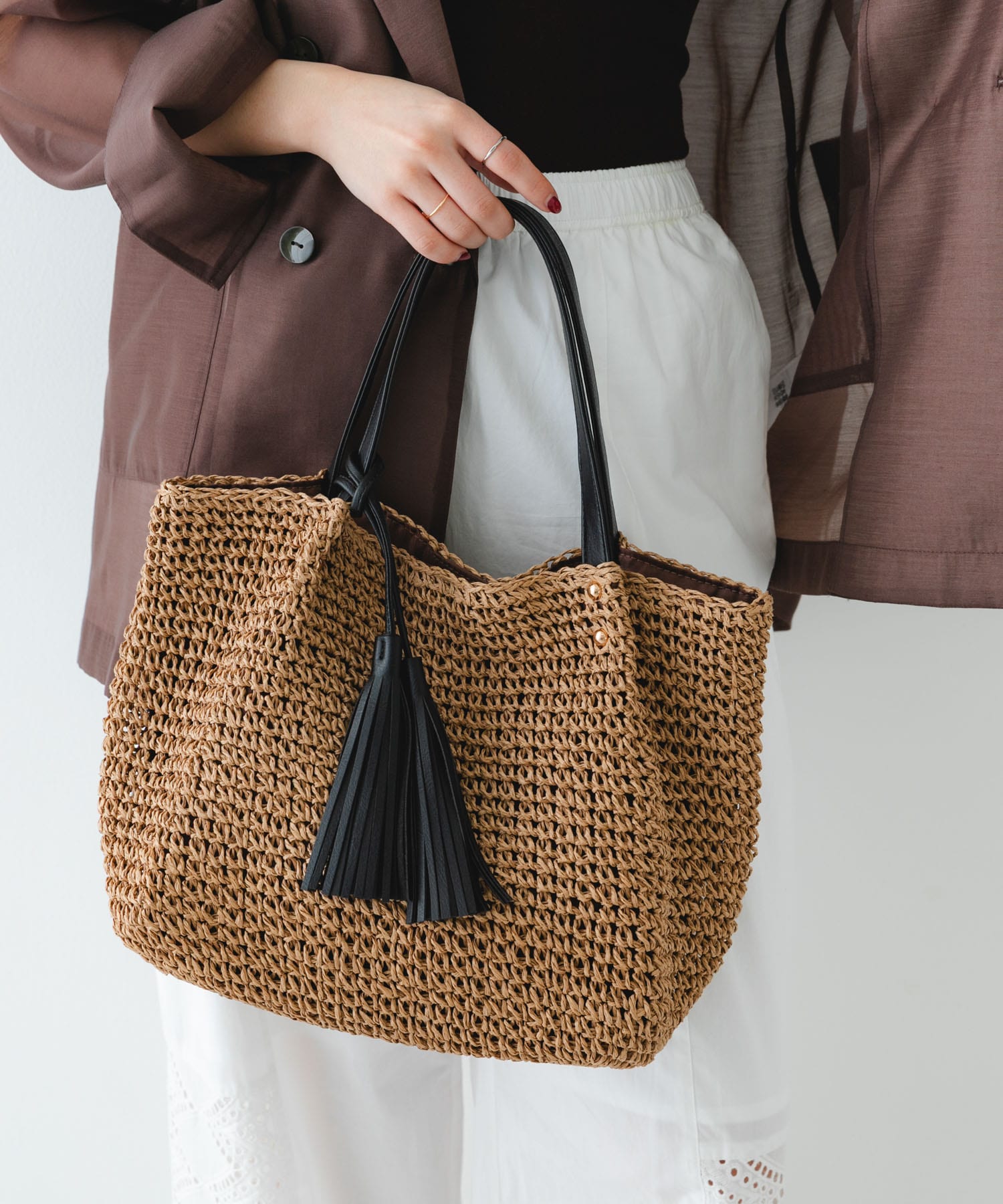 タッセル付ペーパーバッグ CMLxBLK One