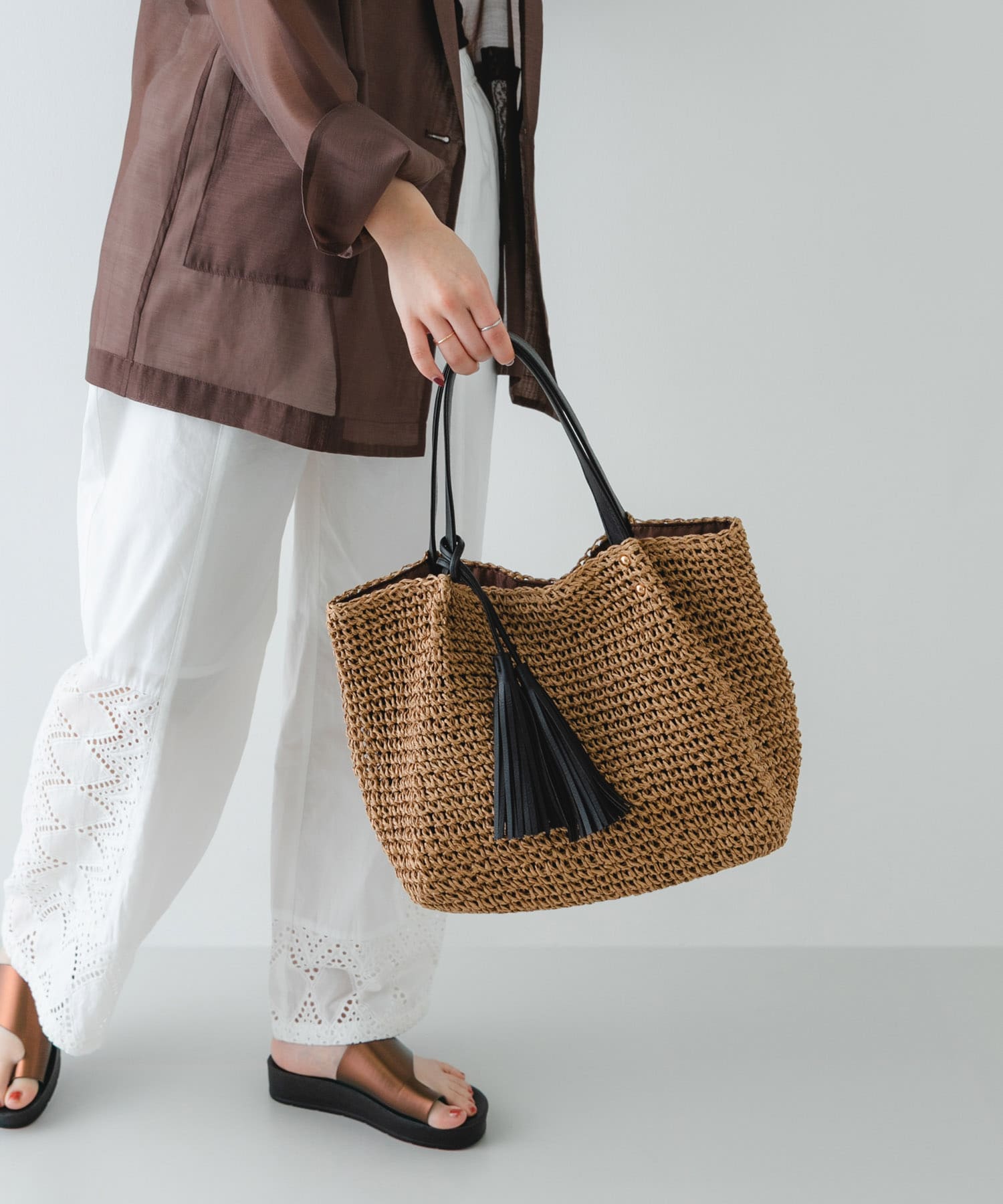 タッセル付ペーパーバッグ CMLxBLK One