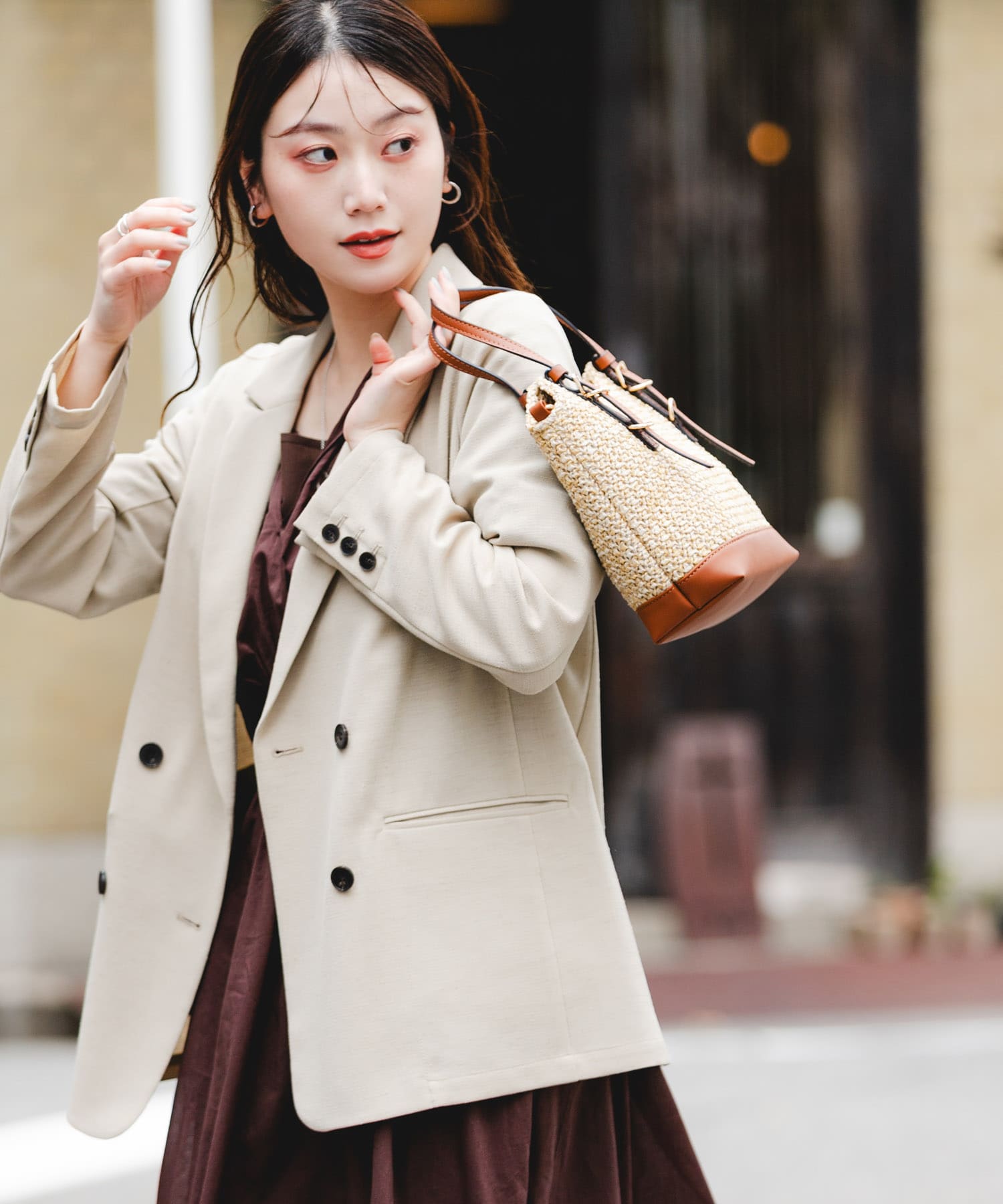 メッシュ2WAYバッグ BEGxCML One