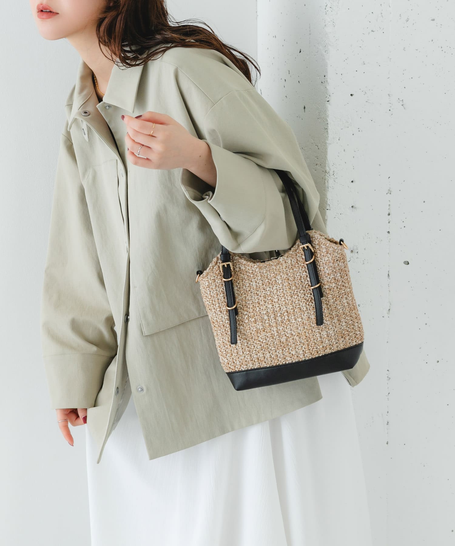 メッシュ2WAYバッグ BEGxBLK One