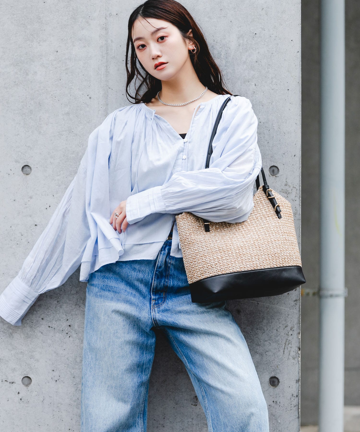 メッシュトートバッグ BEGxBLK One