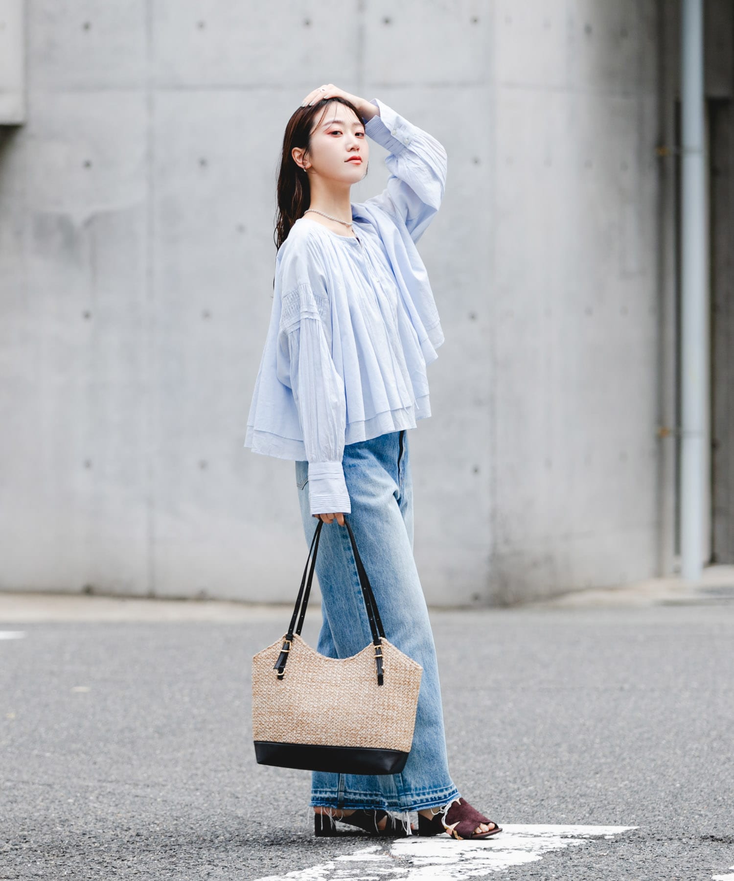 メッシュトートバッグ BEGxBLK One