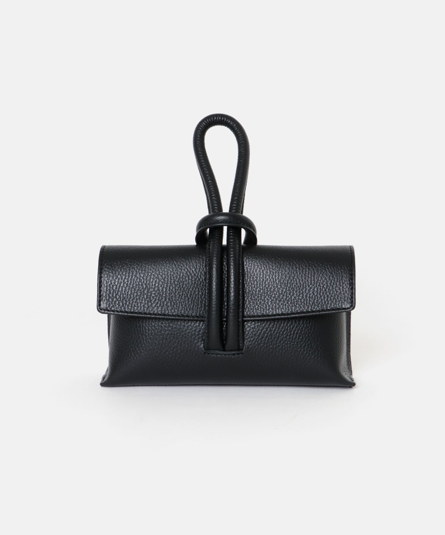 MILLELA FIRENZE レザーループハンドルバッグ(- BLACK): バッグ｜URBAN
