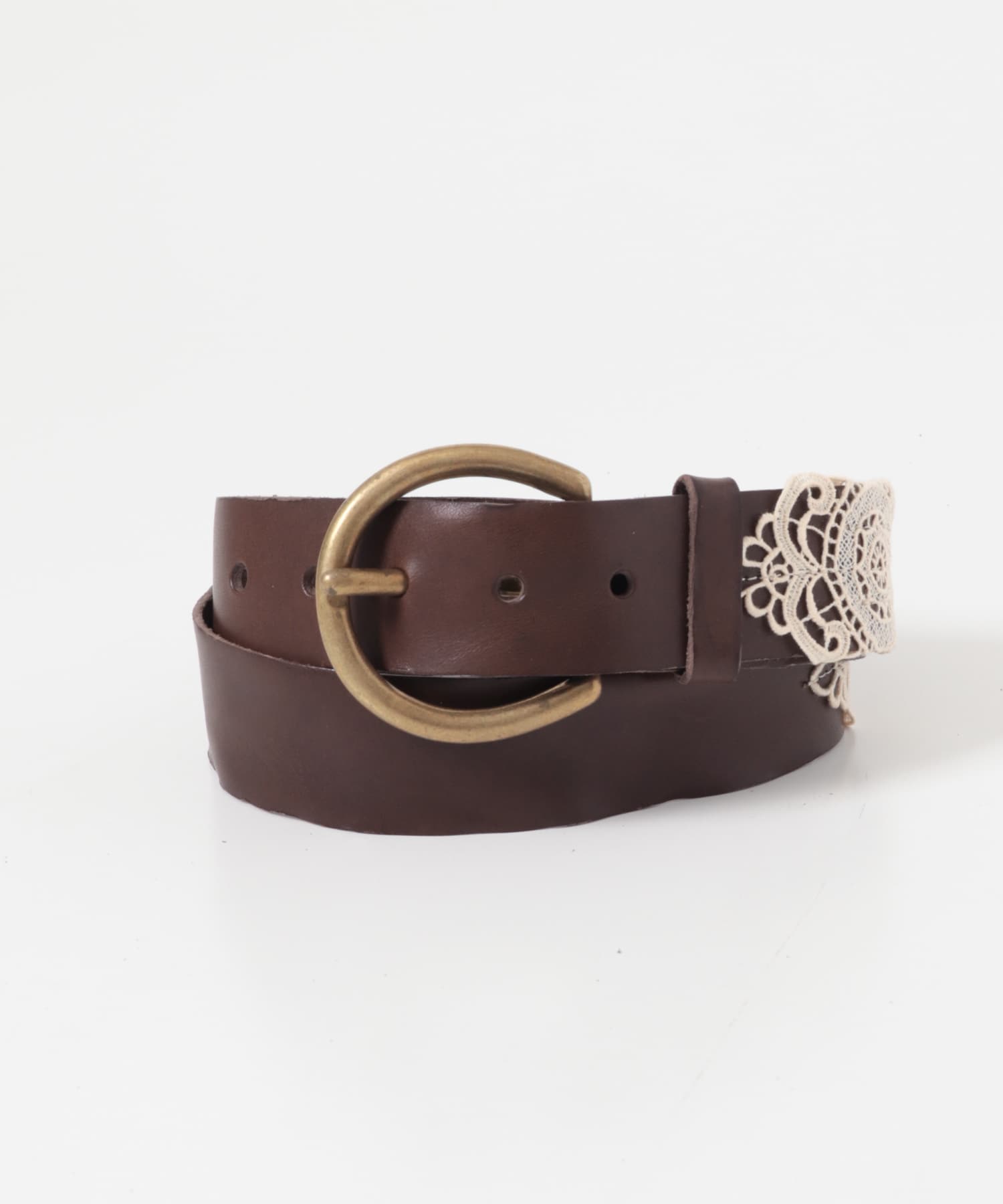 atelier brugge WASH LEATHER BELT(- BLACK): ファッション雑貨｜URBAN