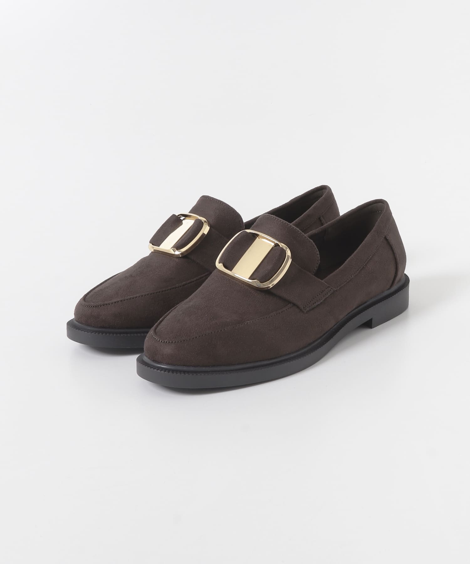 ビッグバックルローファー BROWN/S 22.5
