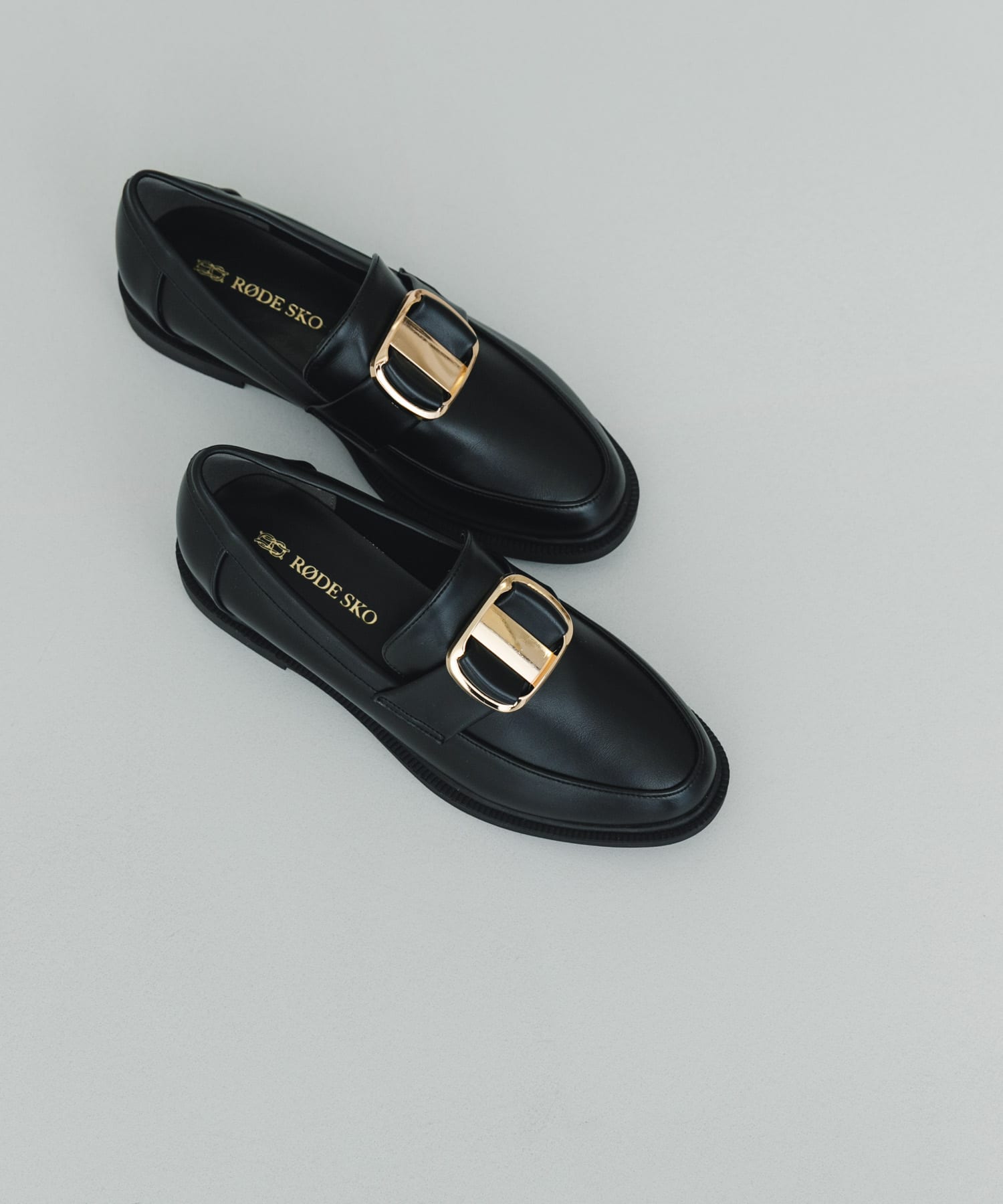 ビッグバックルローファー BLACK 22.5