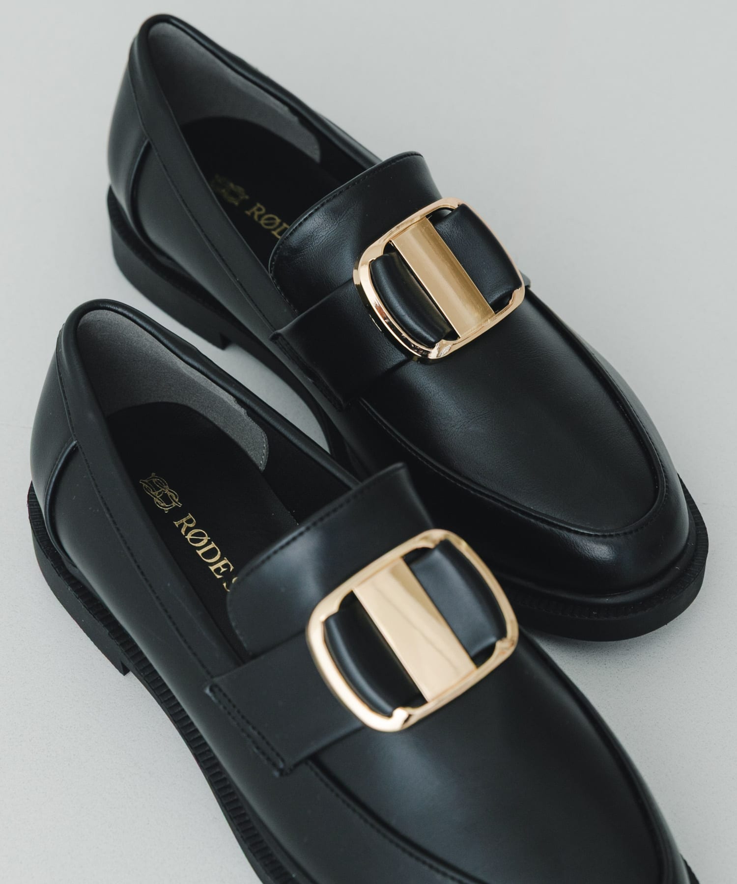 ビッグバックルローファー BLACK 22.5