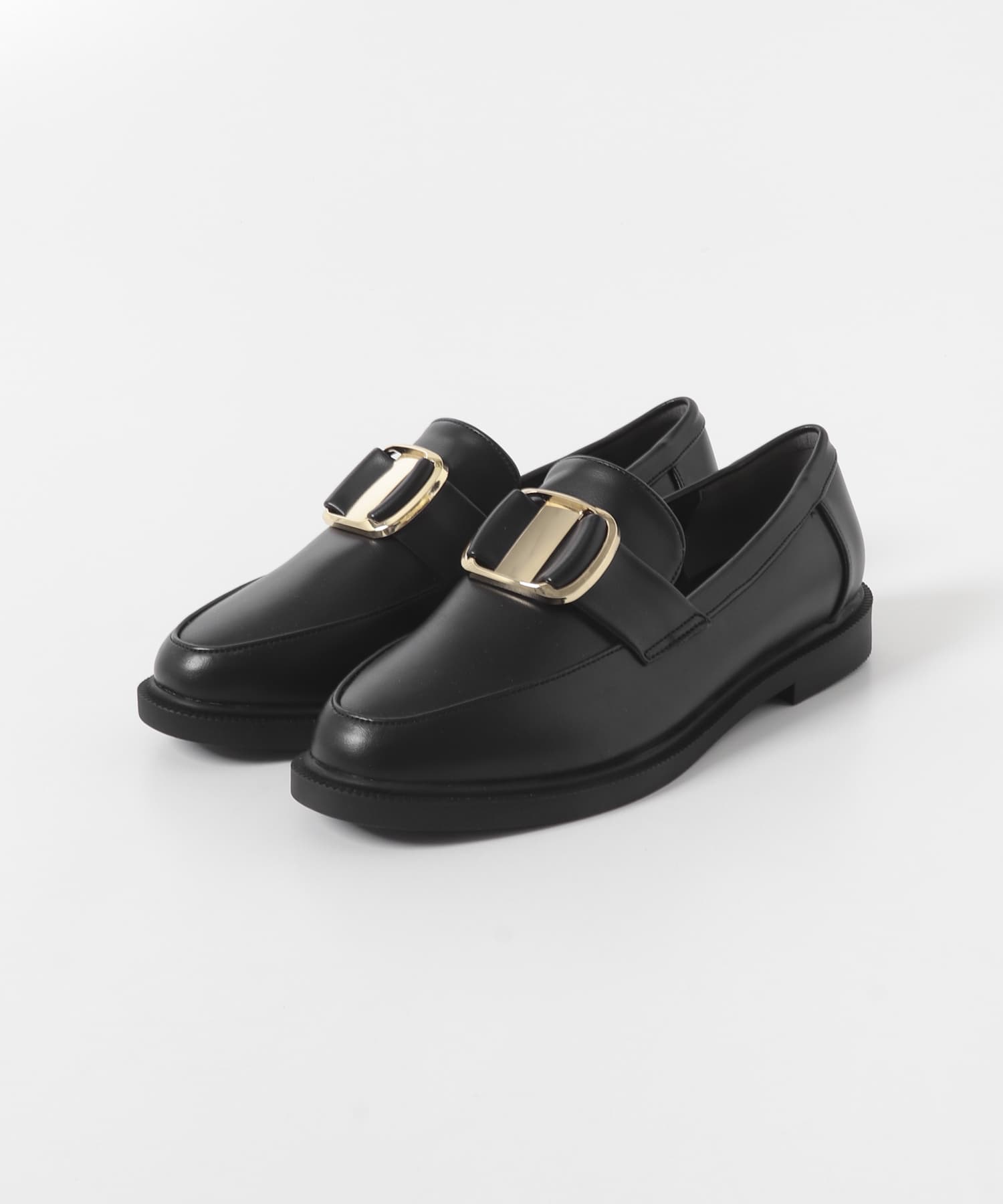 ビッグバックルローファー BLACK 22.5