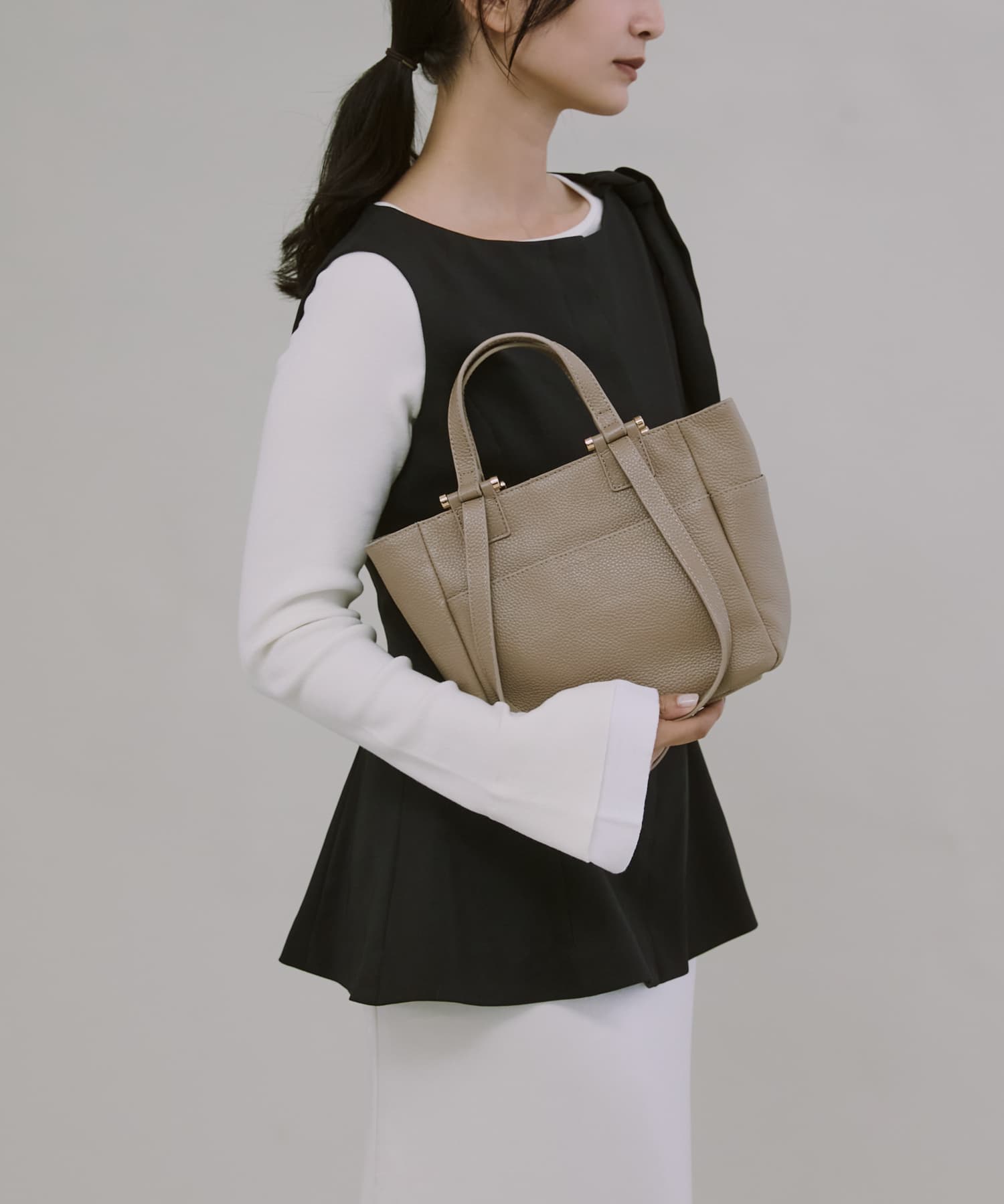 レザー2WAYミニトートバッグ(- BLACK): バッグ｜URBAN RESEARCH公式