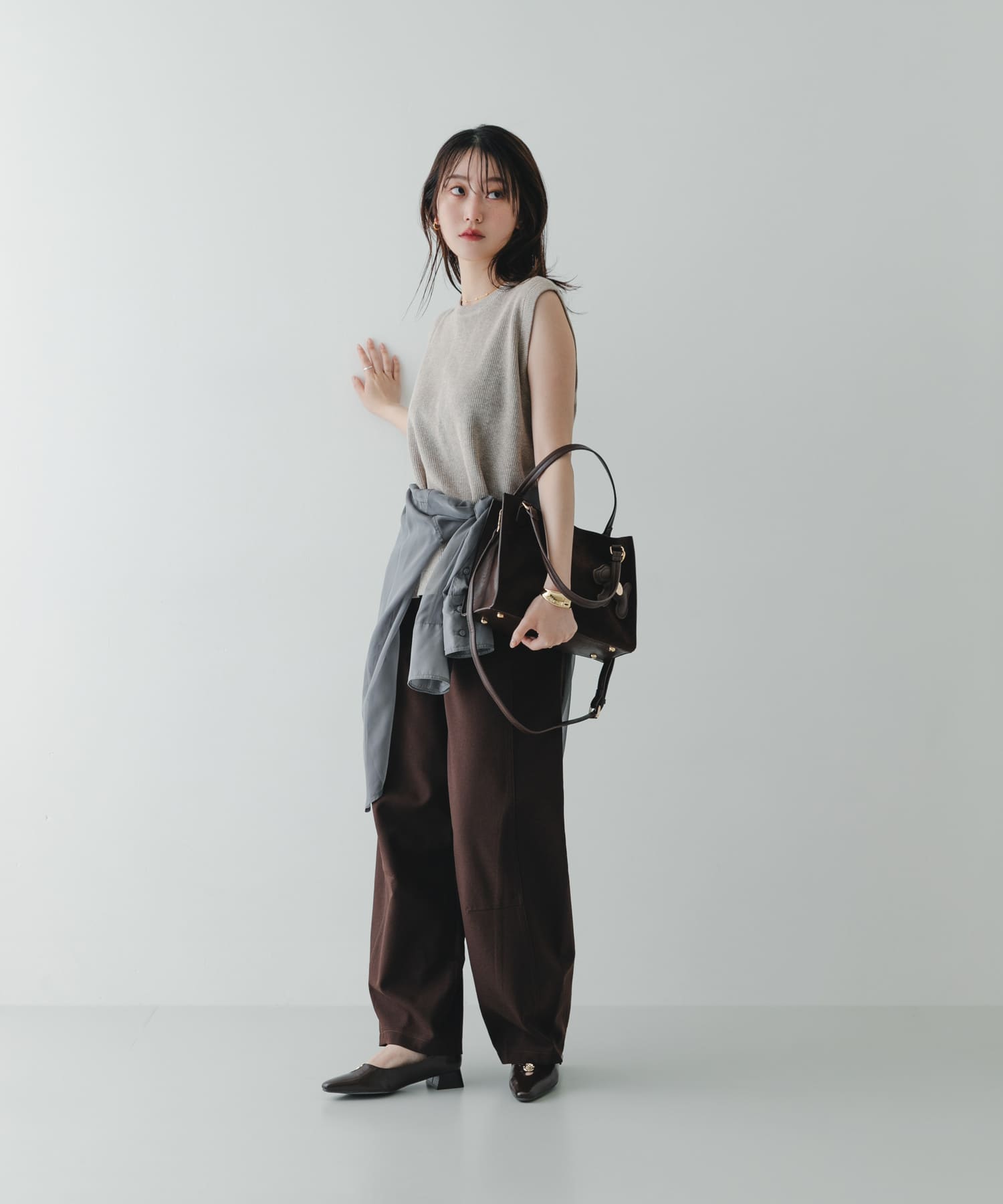 チャームセット2WAYスクエアバッグ(One CAMEL): バッグ｜URBAN