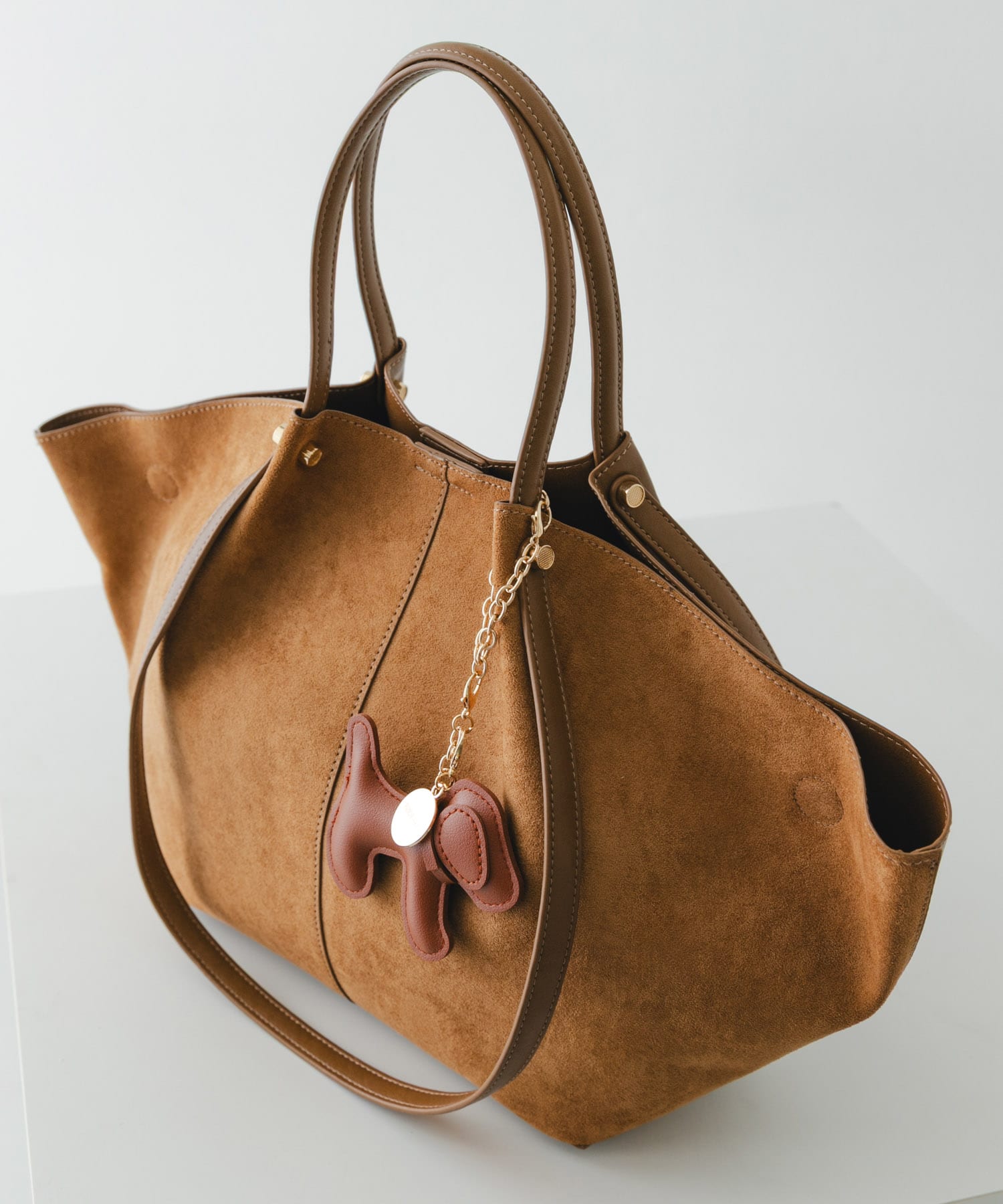 チャームセット2WAYトートバッグ CAMEL One