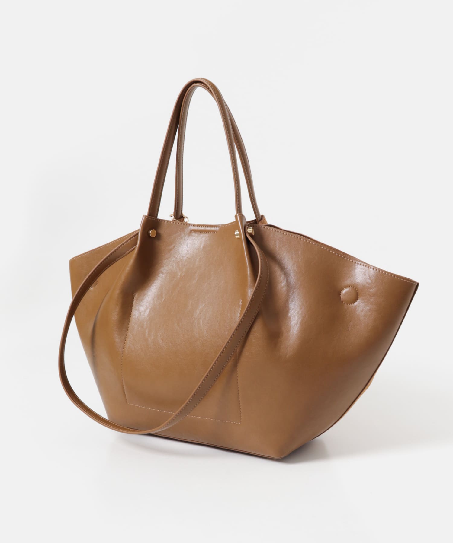 チャームセット2WAYトートバッグ CAMEL One