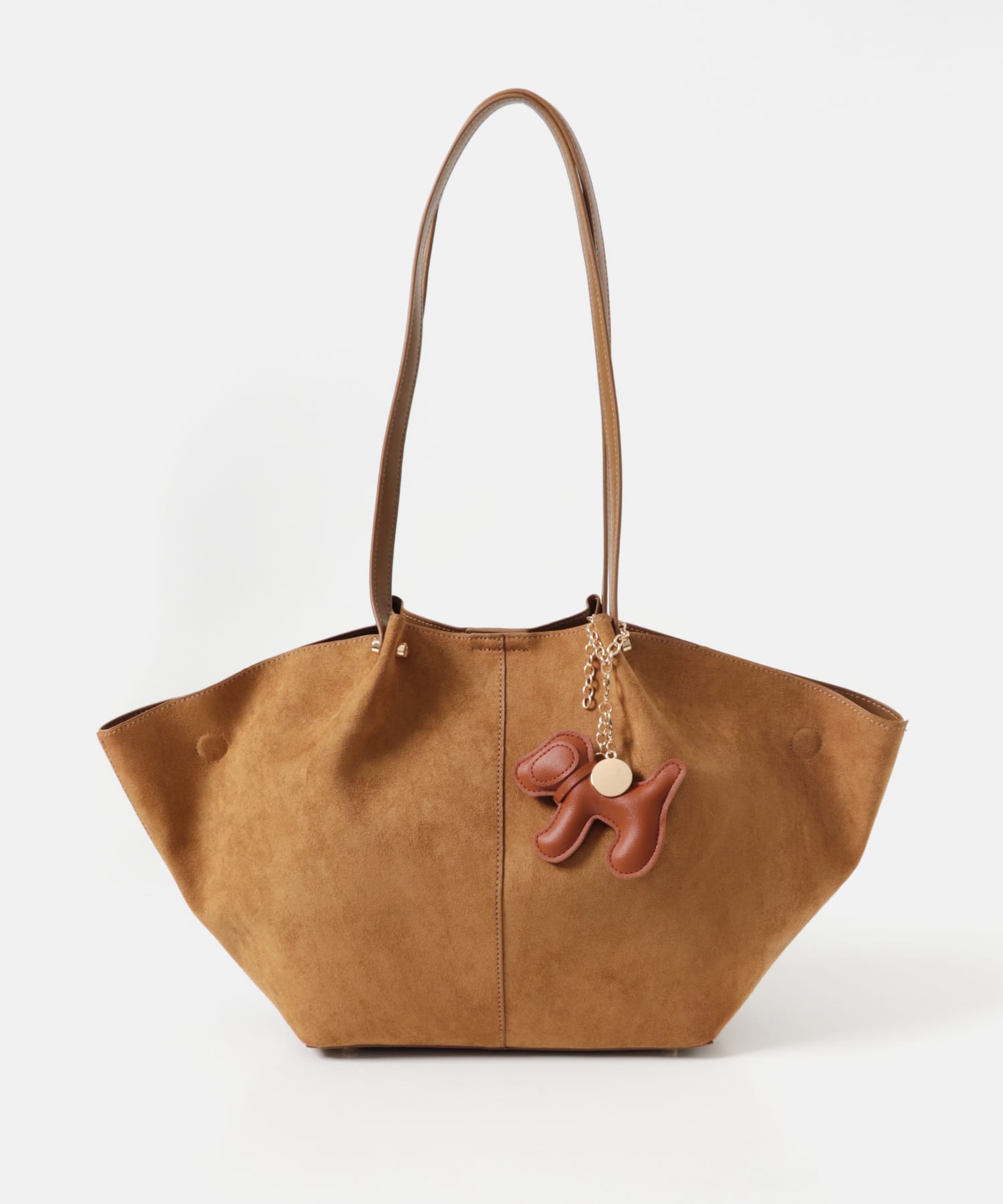 チャームセット2WAYトートバッグ(One DARK BROWN): バッグ｜URBAN