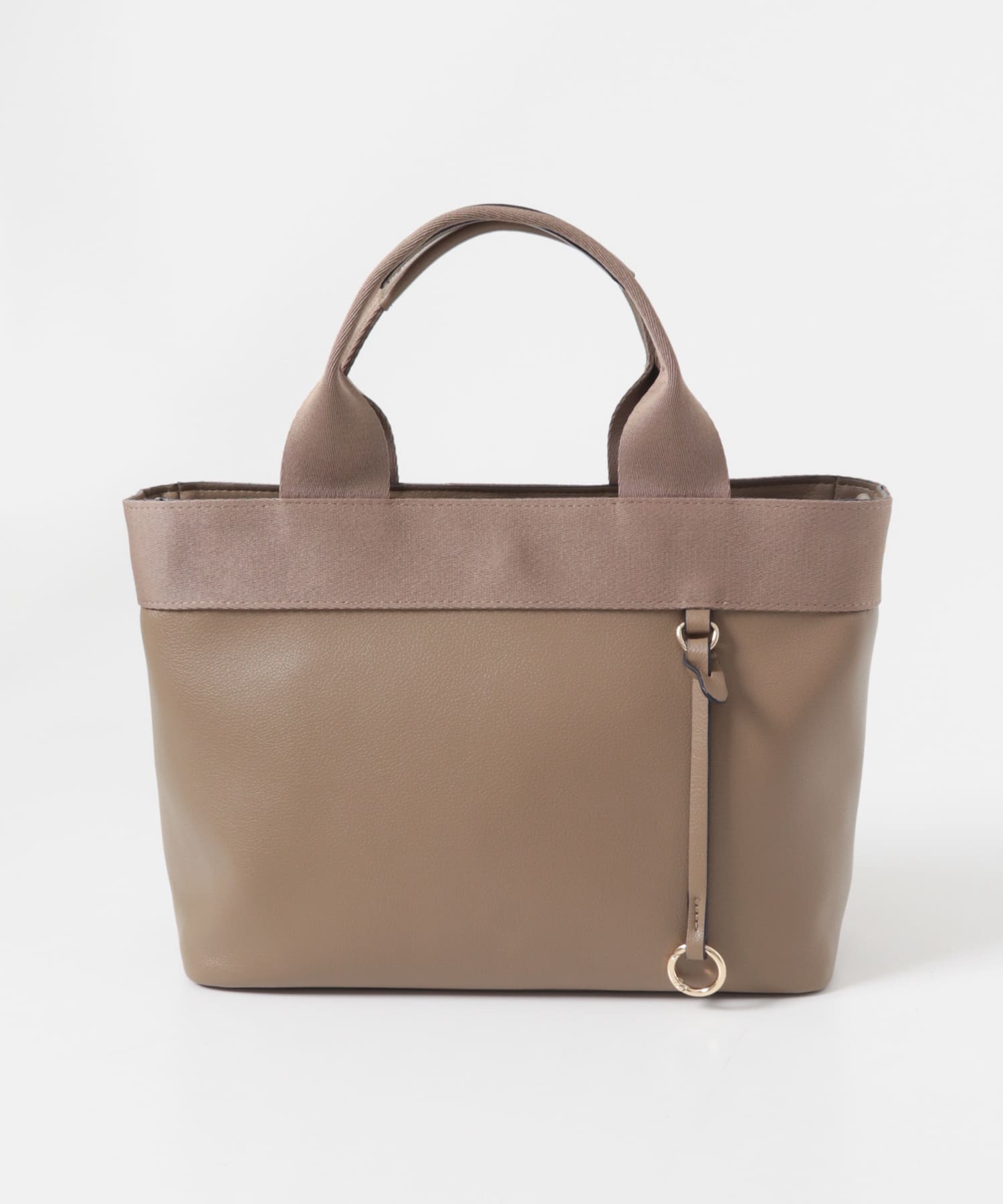 テープデザインA4トートバッグ BEIGE -