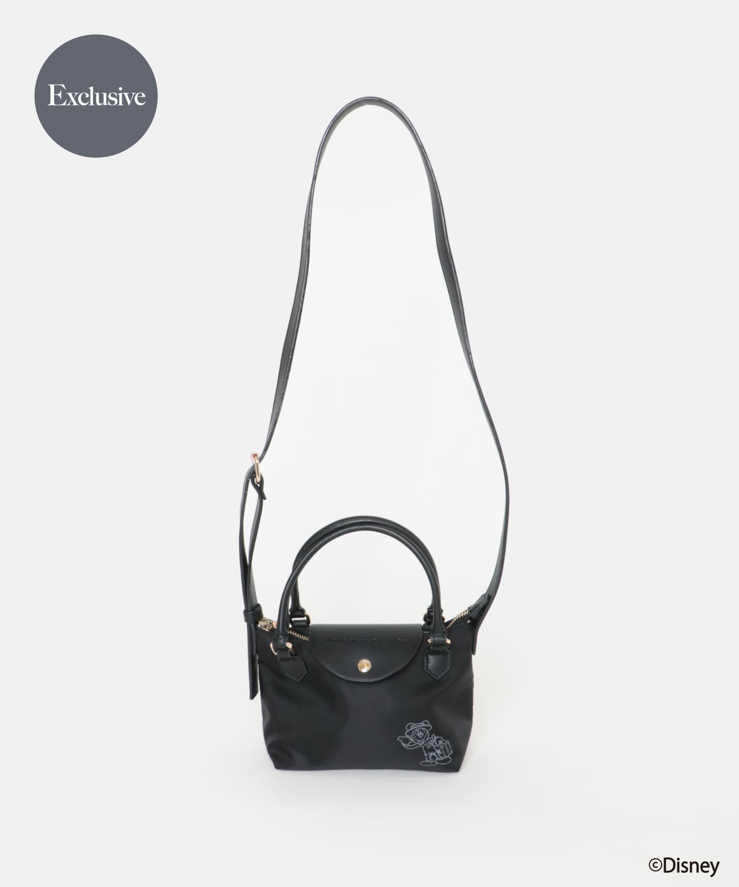 小物 Black 別注/Disney/ミニショルダーバッグ(One BLACK): バッグ｜URBAN
