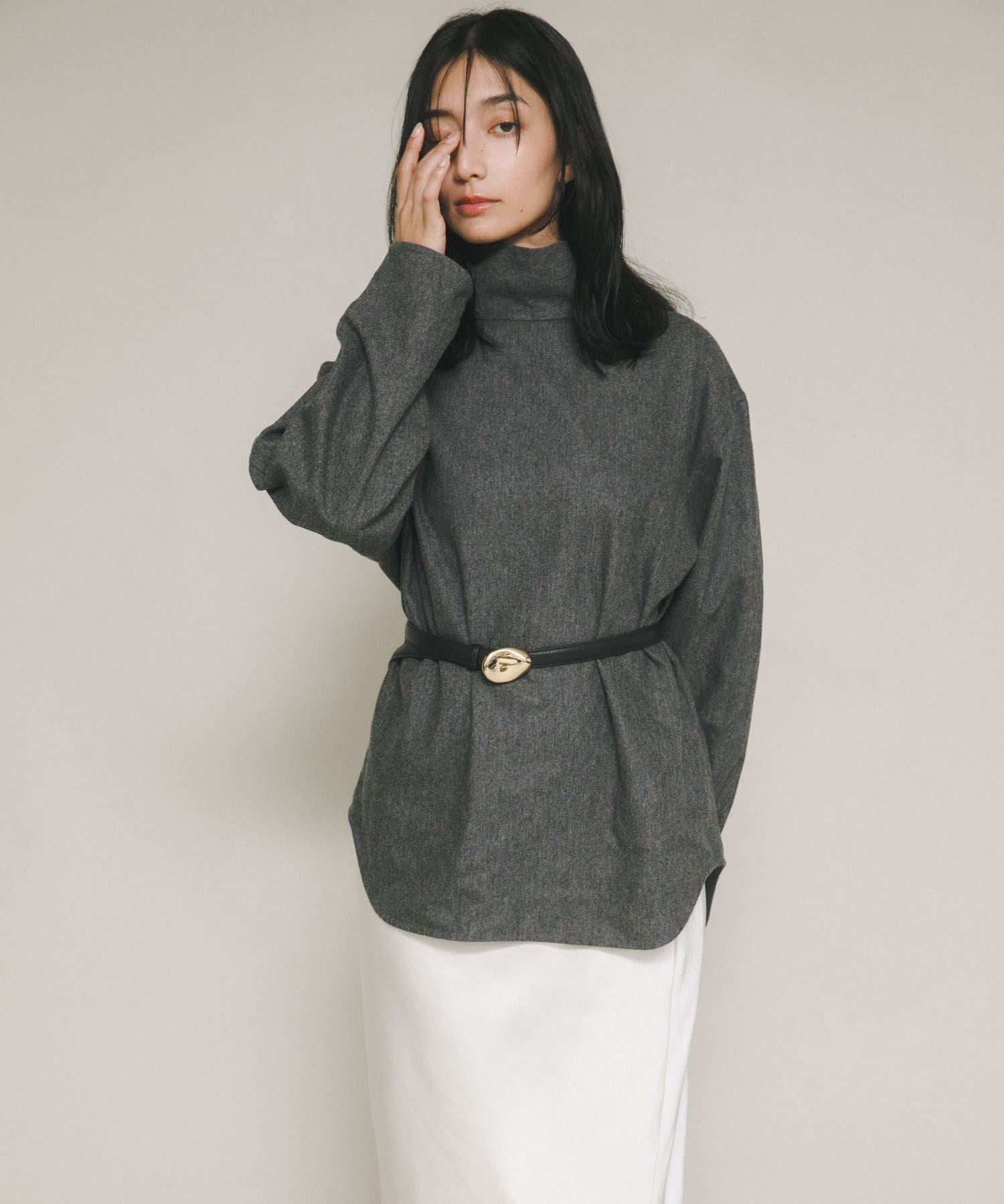 レザーニュアンスモチーフベルト(One BLACK): ファッション雑貨｜URBAN