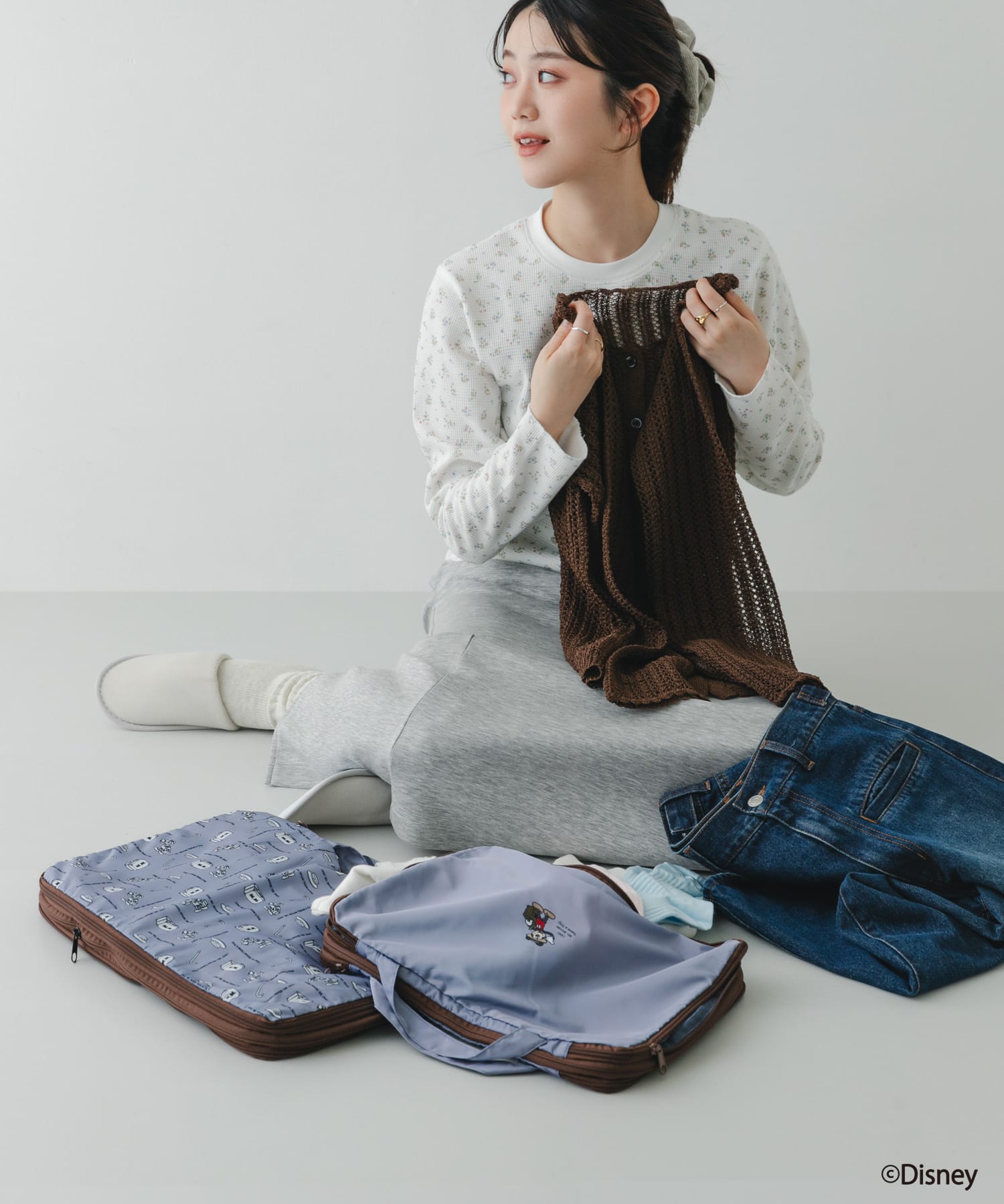 別注/Disney/圧縮ポーチセット(One BLUE): 財布/小物｜URBAN RESEARCH