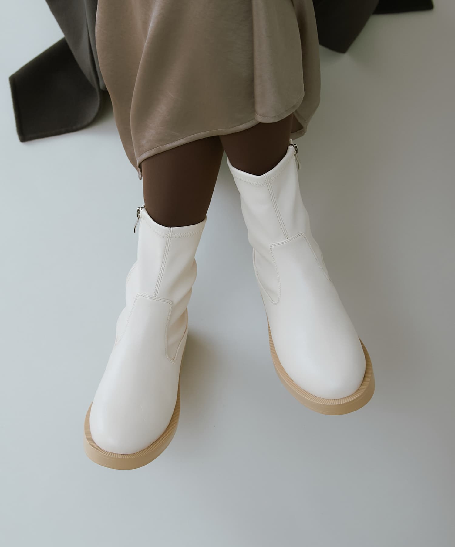 ストレッチミドルブーツ