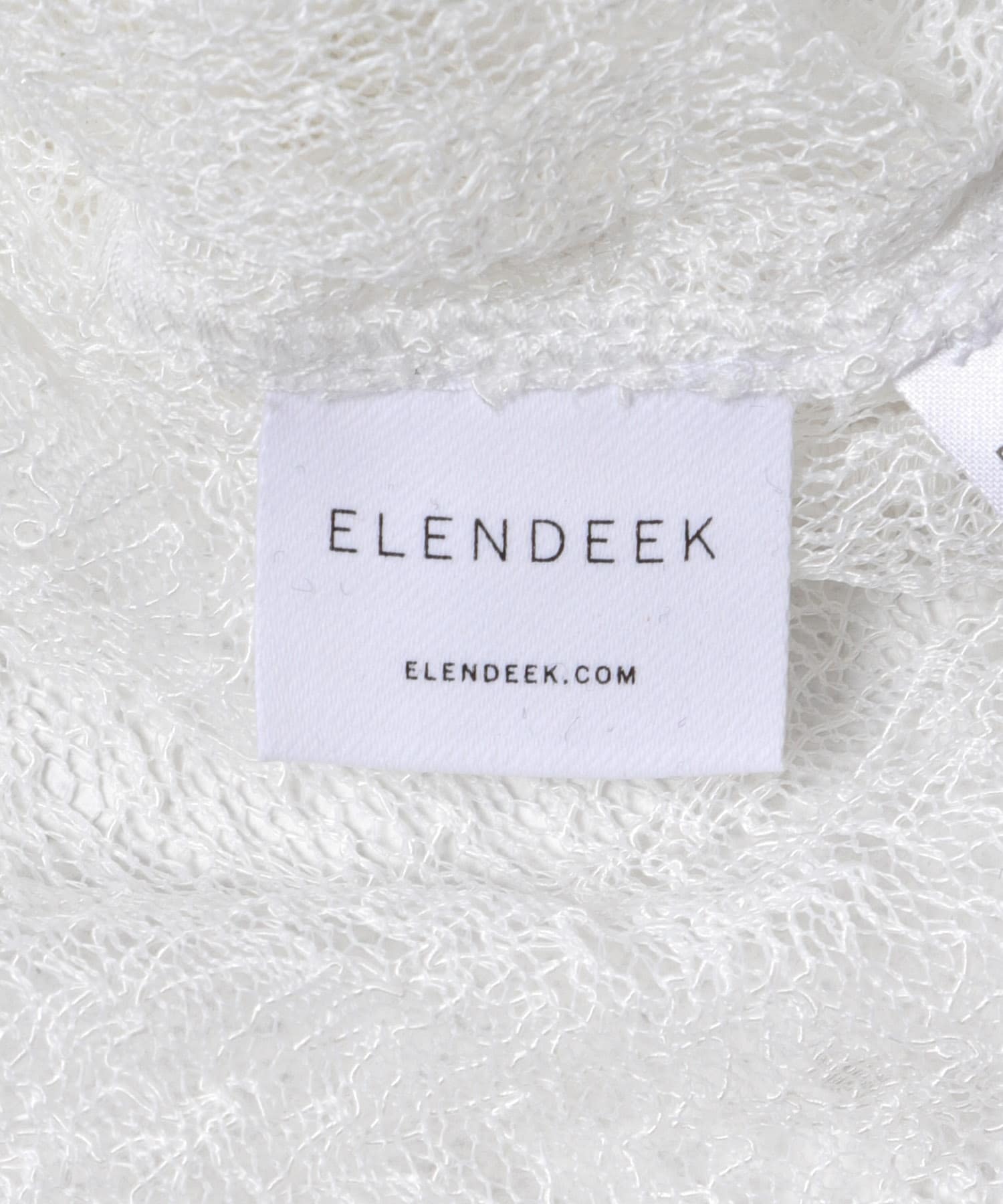 ELENDEEK　EMBROIDERY SKIN CS O.WHT Free