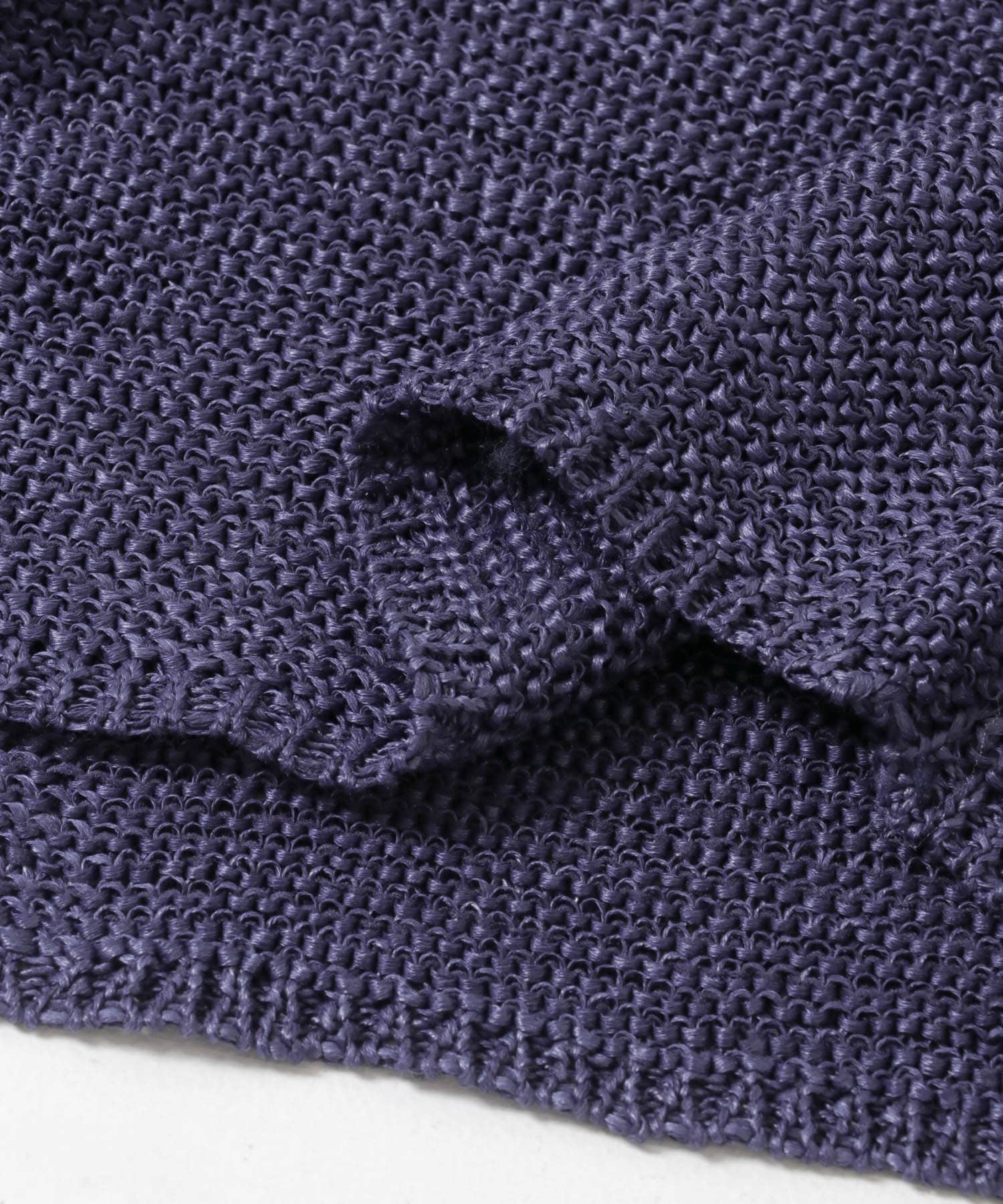 leinwande　SAILOR CROCHET CARDIGAN NAVY Free