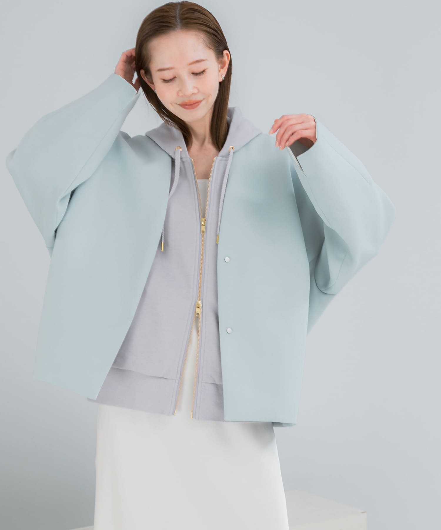 『一部別注カラー』ELENDEEK　FORM SHORT COAT