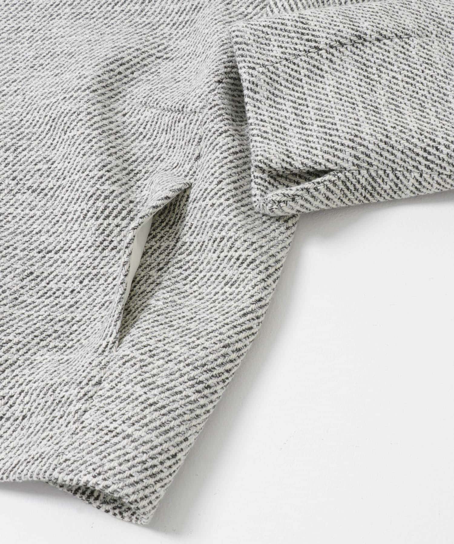 ELENDEEK　TWEED FORM SHORT COAT MIX Free