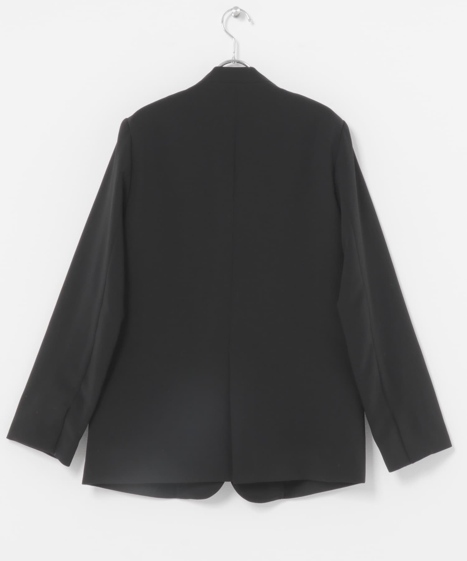 ELENDEEK LAYERED COLLARLESS JACKET(Free BLK): アウター｜URBAN