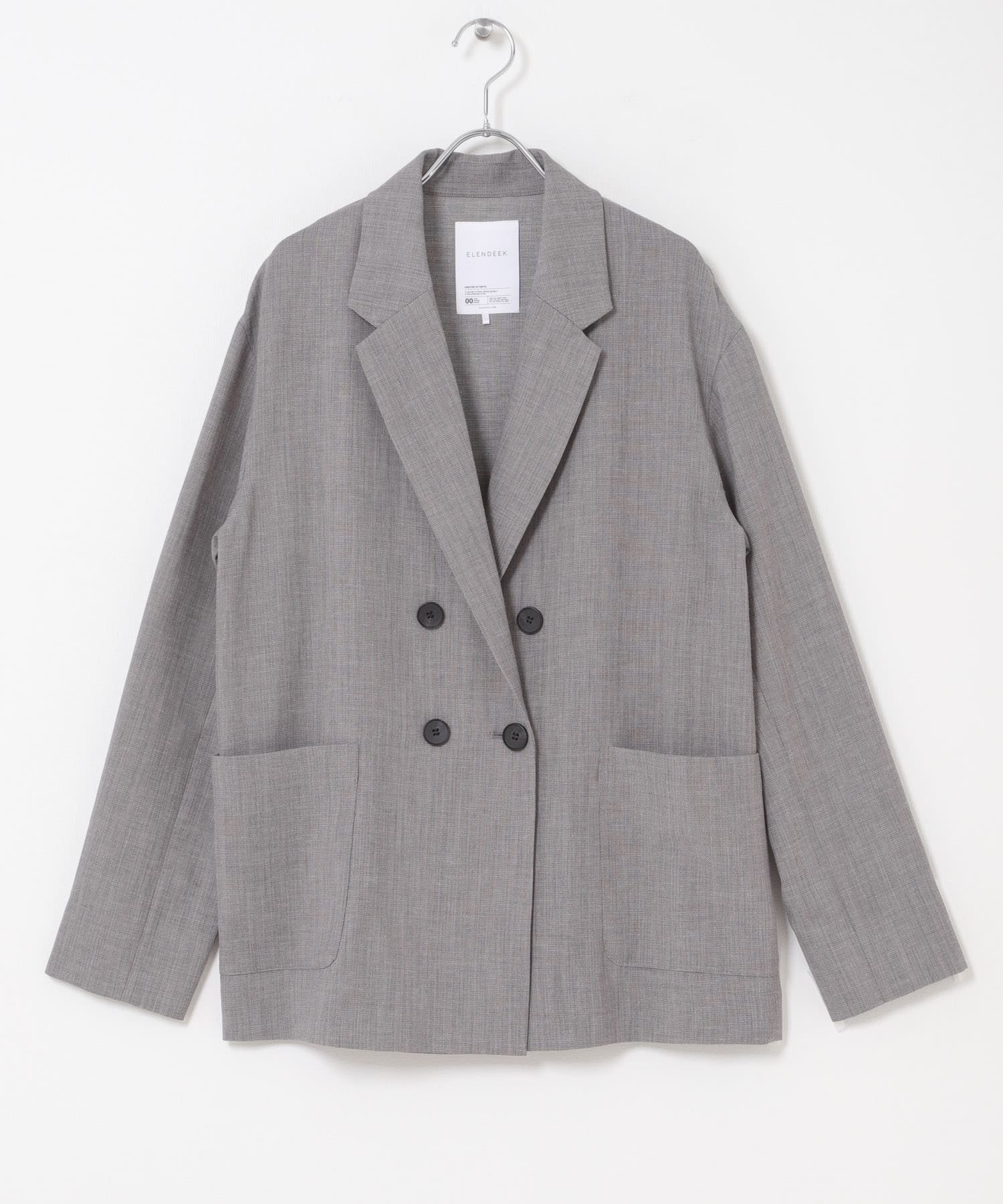 ELENDEEK　BACK CROSS TAILORED JACKET