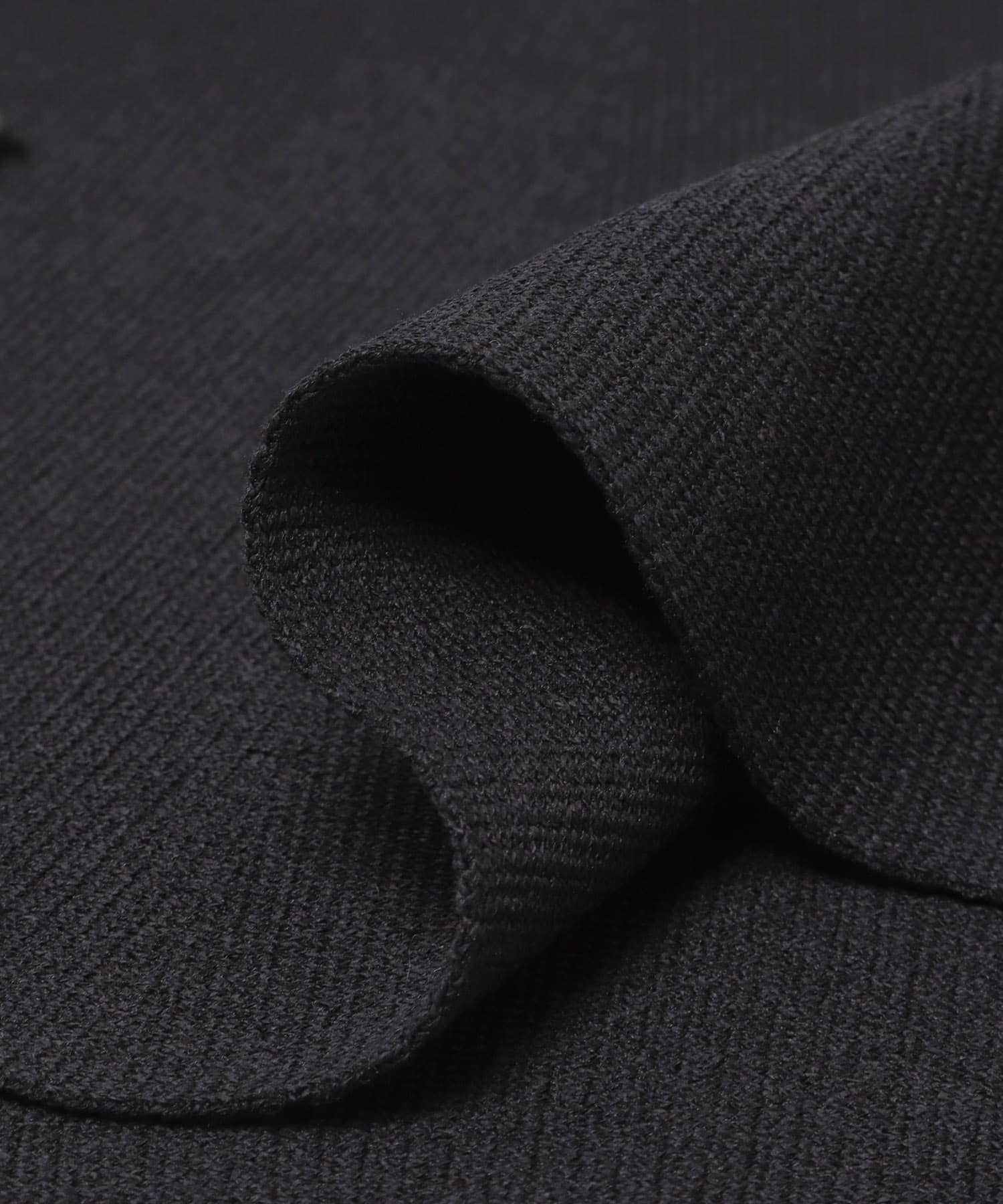 MARILYN MOON　PAPER KNIT EMBROIDERY JACKET BLACK Free