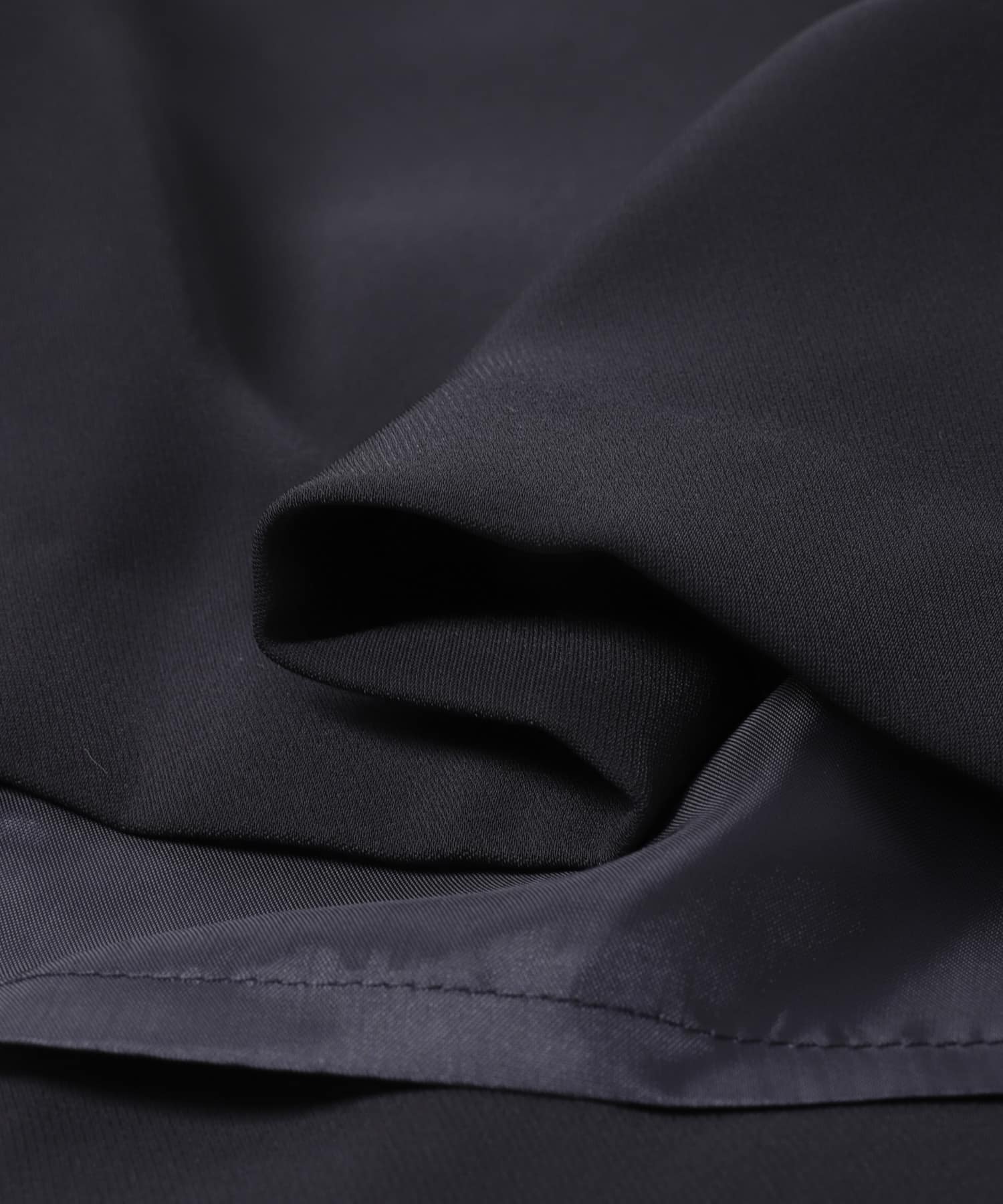 kaene　シフォンフリルジャケット navy M