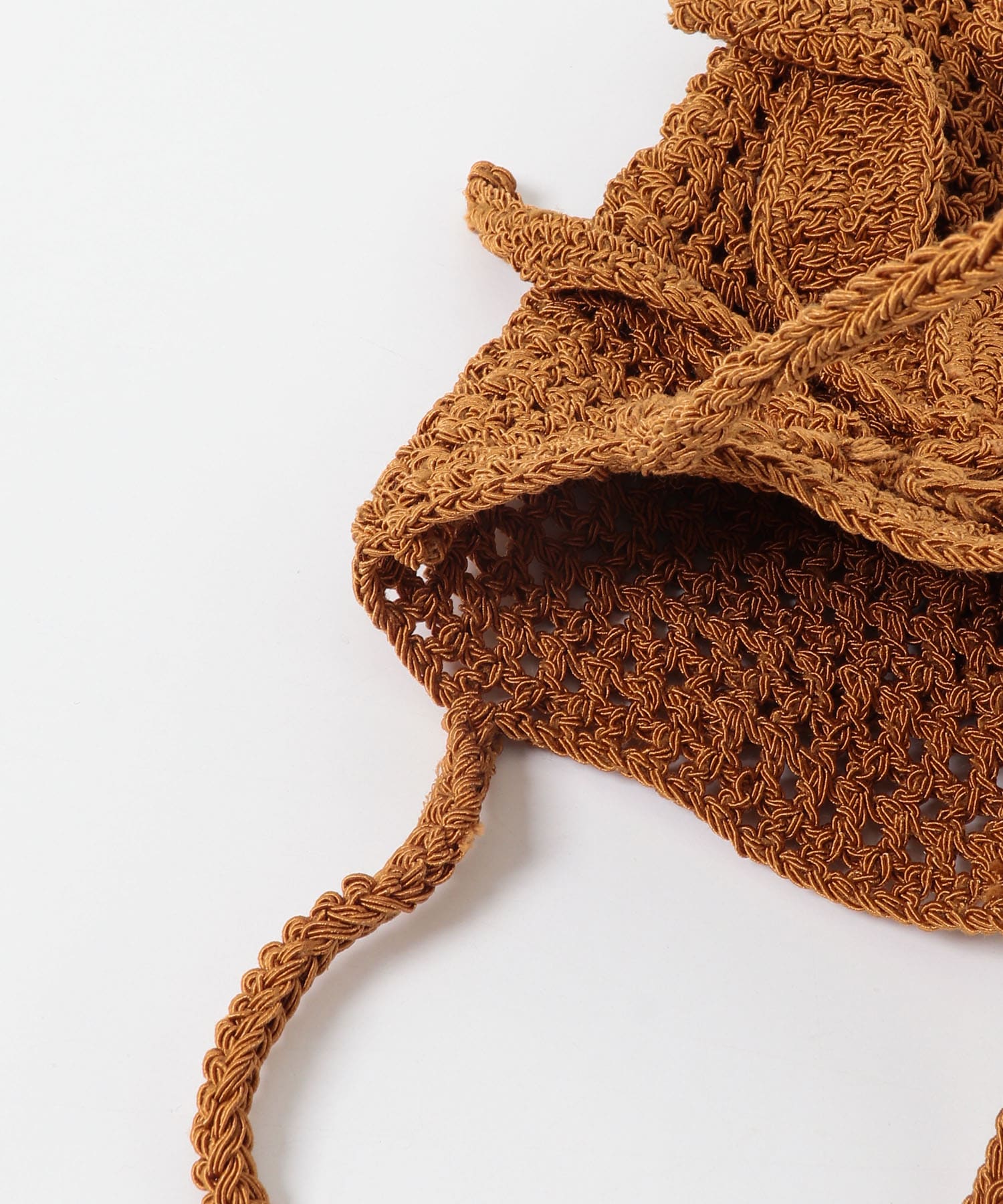 leinwande　WATTLE CROCHET BAG ORANGE Free