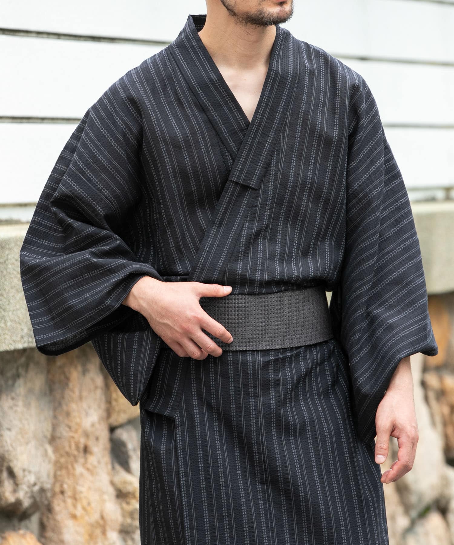 ストライプ黒