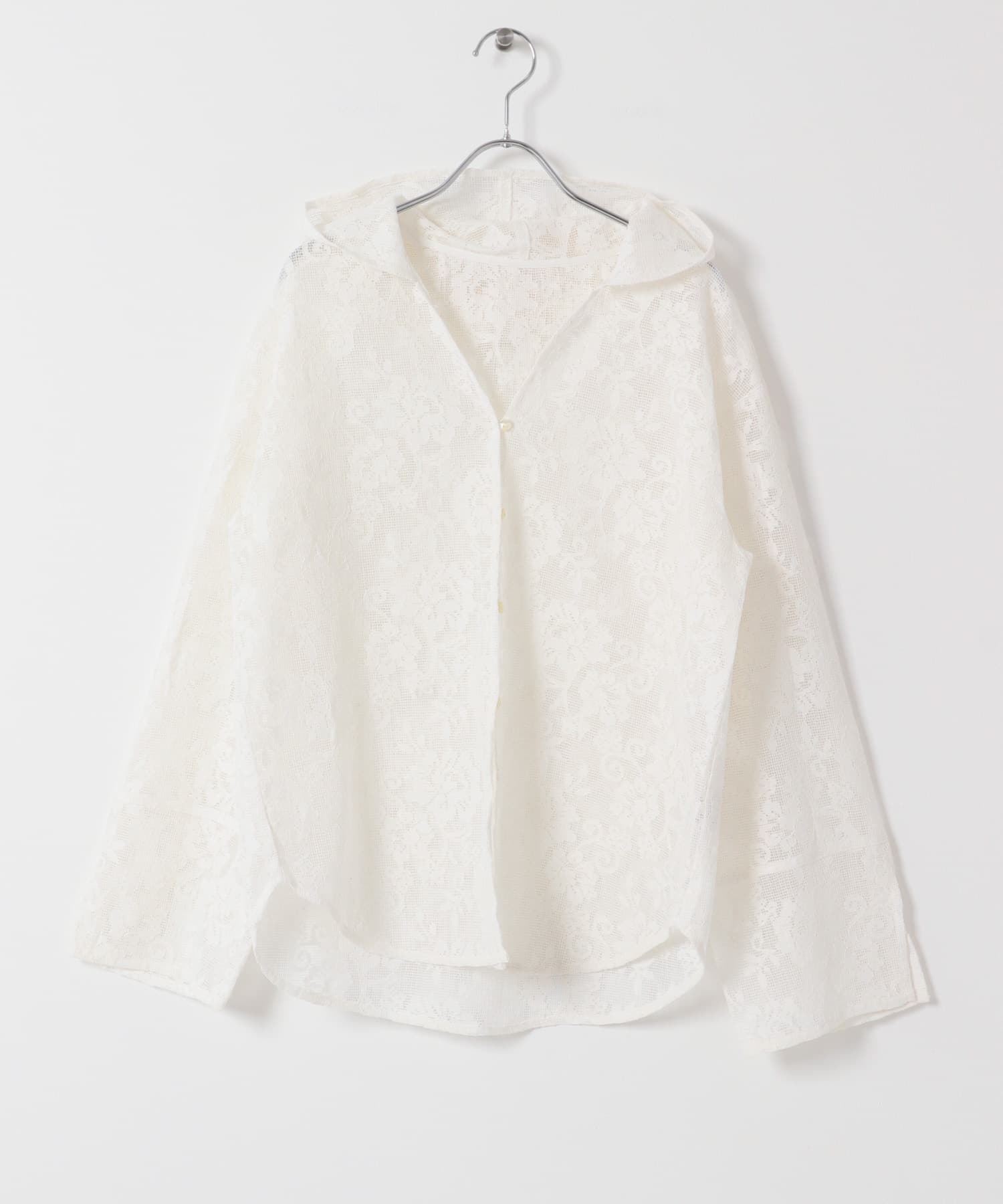 YENN　PORTABLE LACE HOODIE