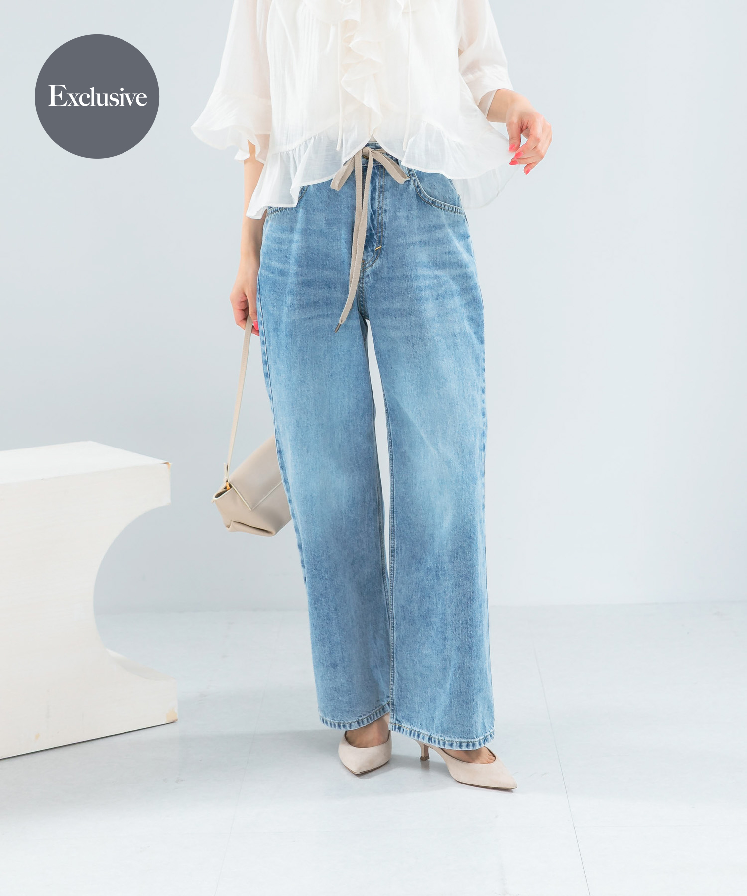 『別注』Lee×ROSSO　STRING DENIM PANTS