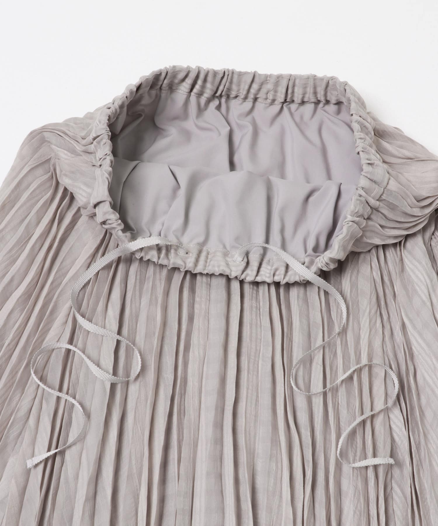 CHIGNON　シアーチェックプリーツスカート LGRAY Free