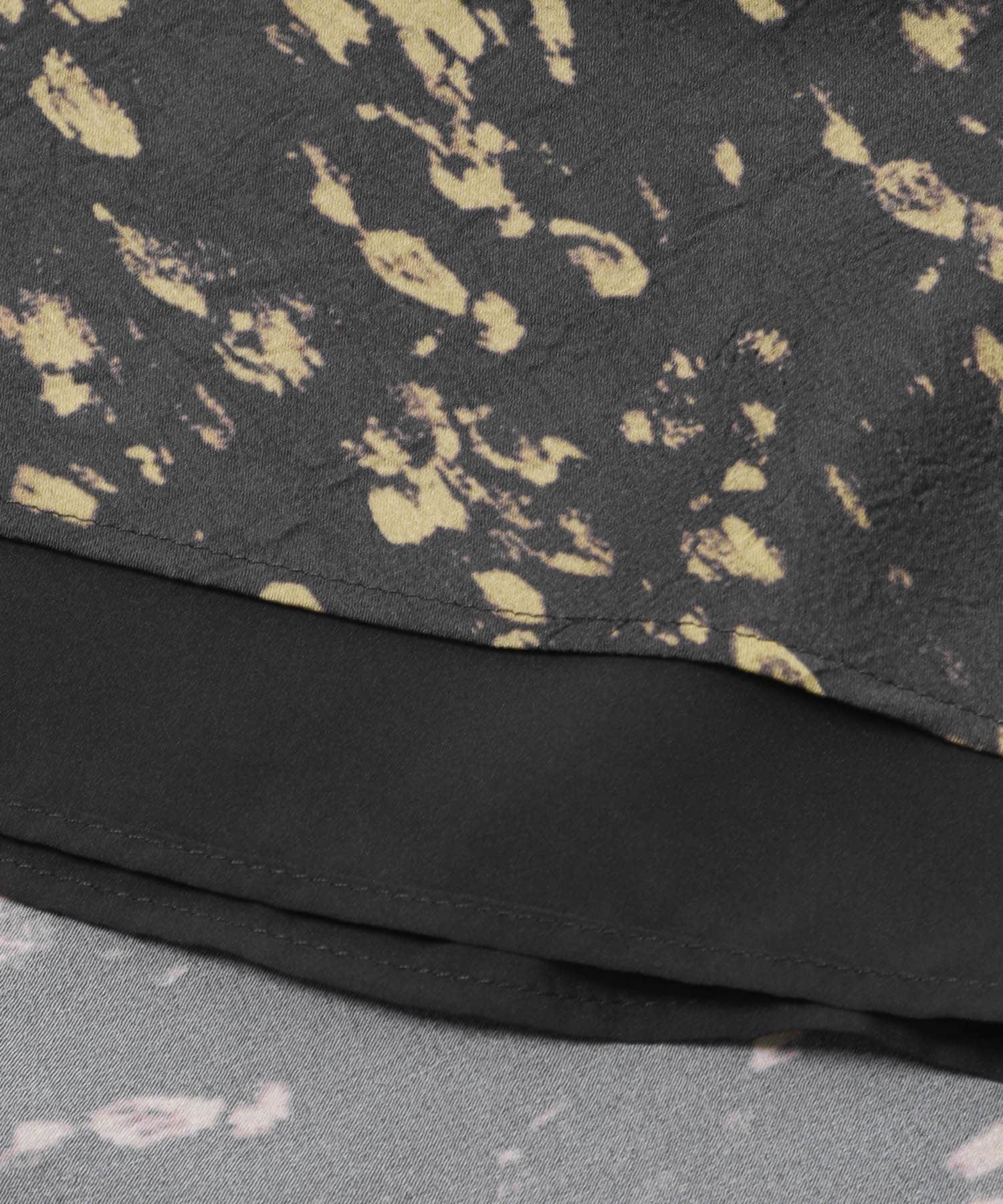 CHIGNON　レオパードバイヤススカート BLACK Free